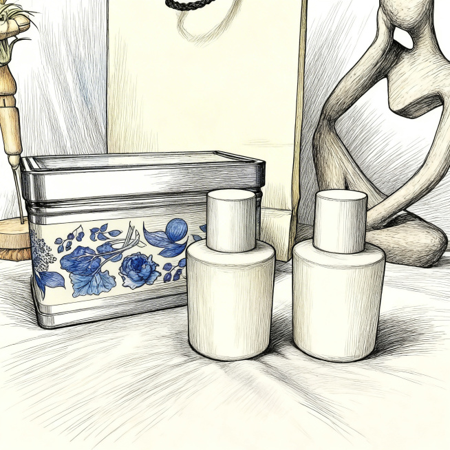 去除所有商标和字符，彩色素描风格预览效果