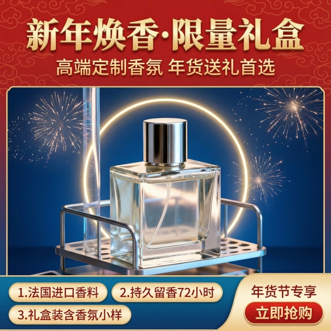 生成年货节电商主图，明确产品三大亮点预览效果