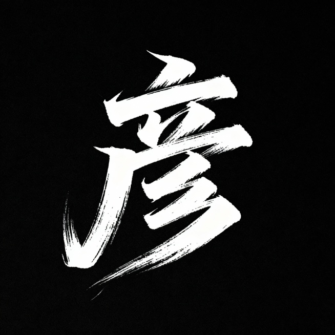 帮我设计12个燃向的书法字，不要有火焰元素，只要字，要风格一致，笔锋可以嚣张，不必太规整，不要有墨点，每一个字以一张图片的形式展现，黑底白字，这12个字分别是: 丁 猛 旦 琪 骏 霍 彦 瑞 聚 圈预览效果