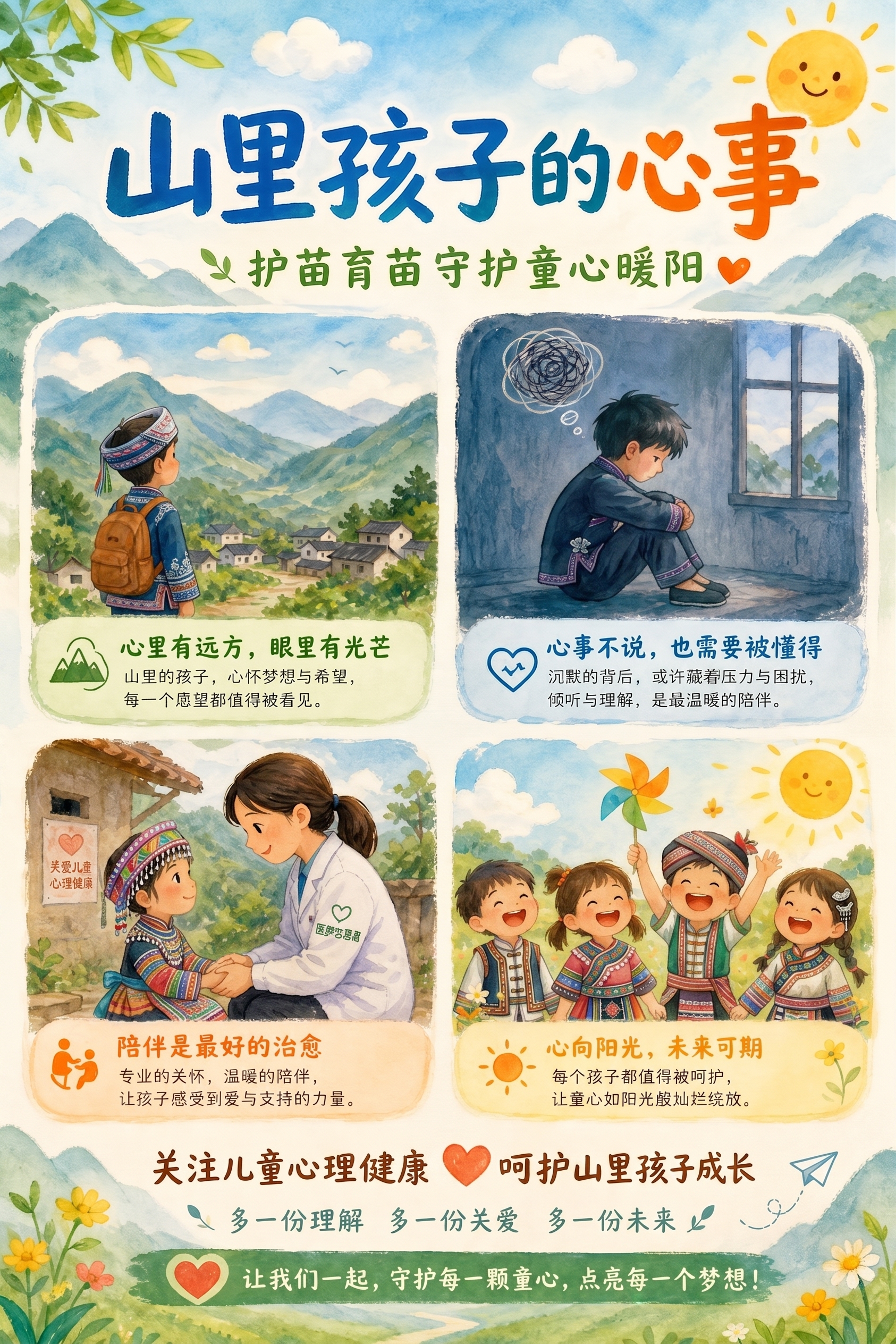 把所有孩子的服装改成少数民族服装 - 图片创意预览