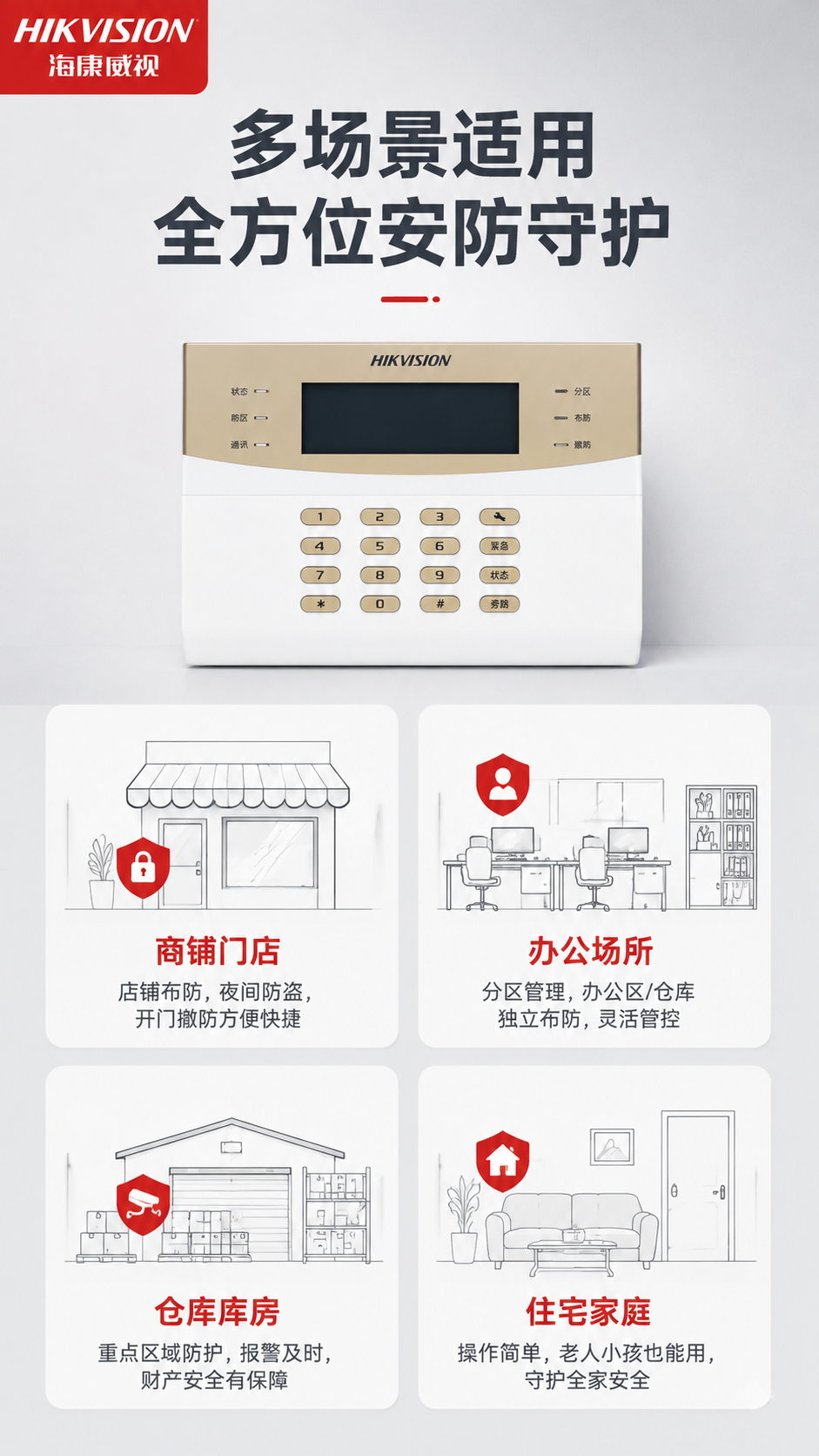 [商品] 使用【图1】DS-RA08-C/K2 网络报警一体机… - 图片创意预览