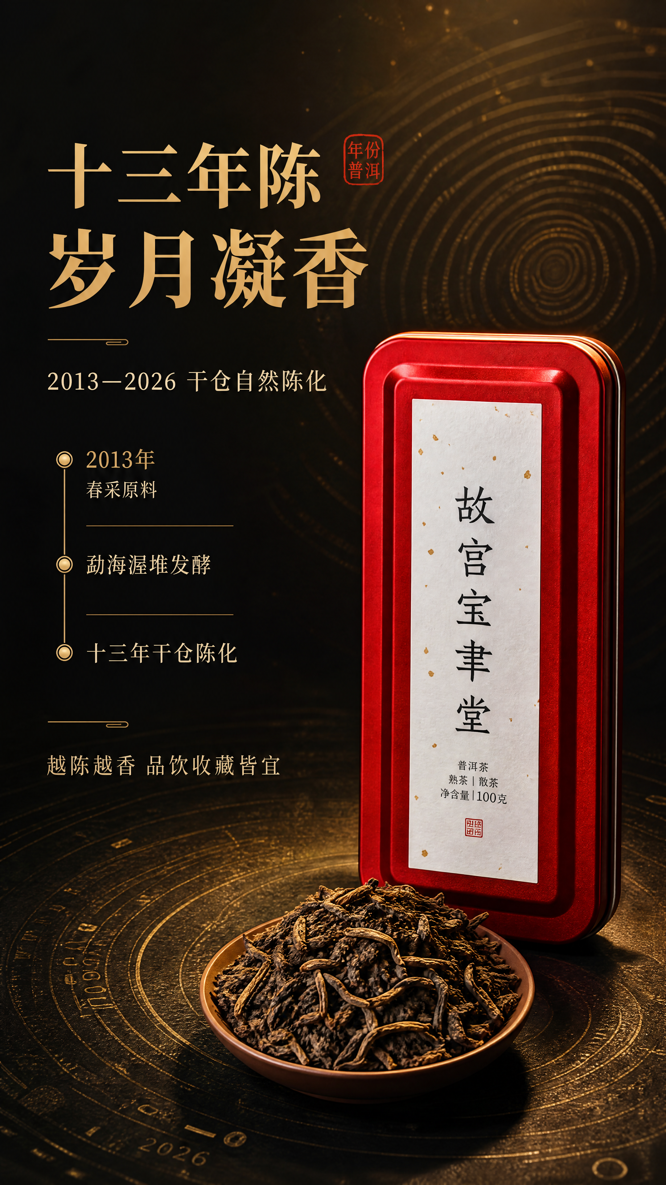 [商品] 使用【图1】故宫宝聿堂红色铁盒与紫砂碟干茶；保留铁盒… - 图片创意预览