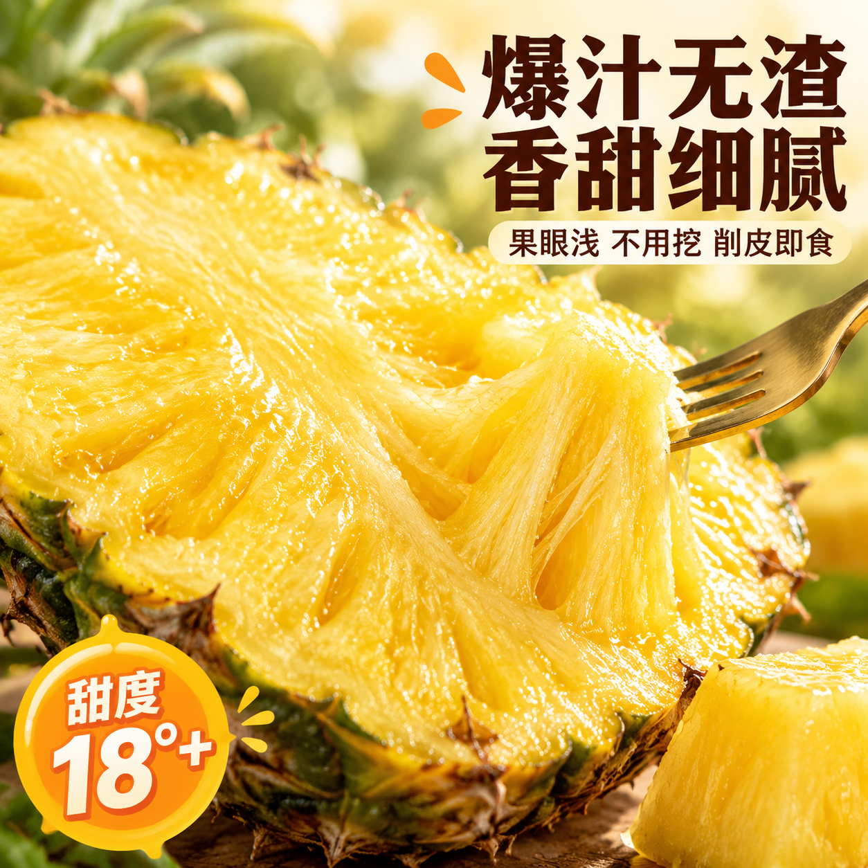 [主图-3] 细节微距 爆汁果肉纹理特写主图 [统一基调] 抖… - 图片创意预览