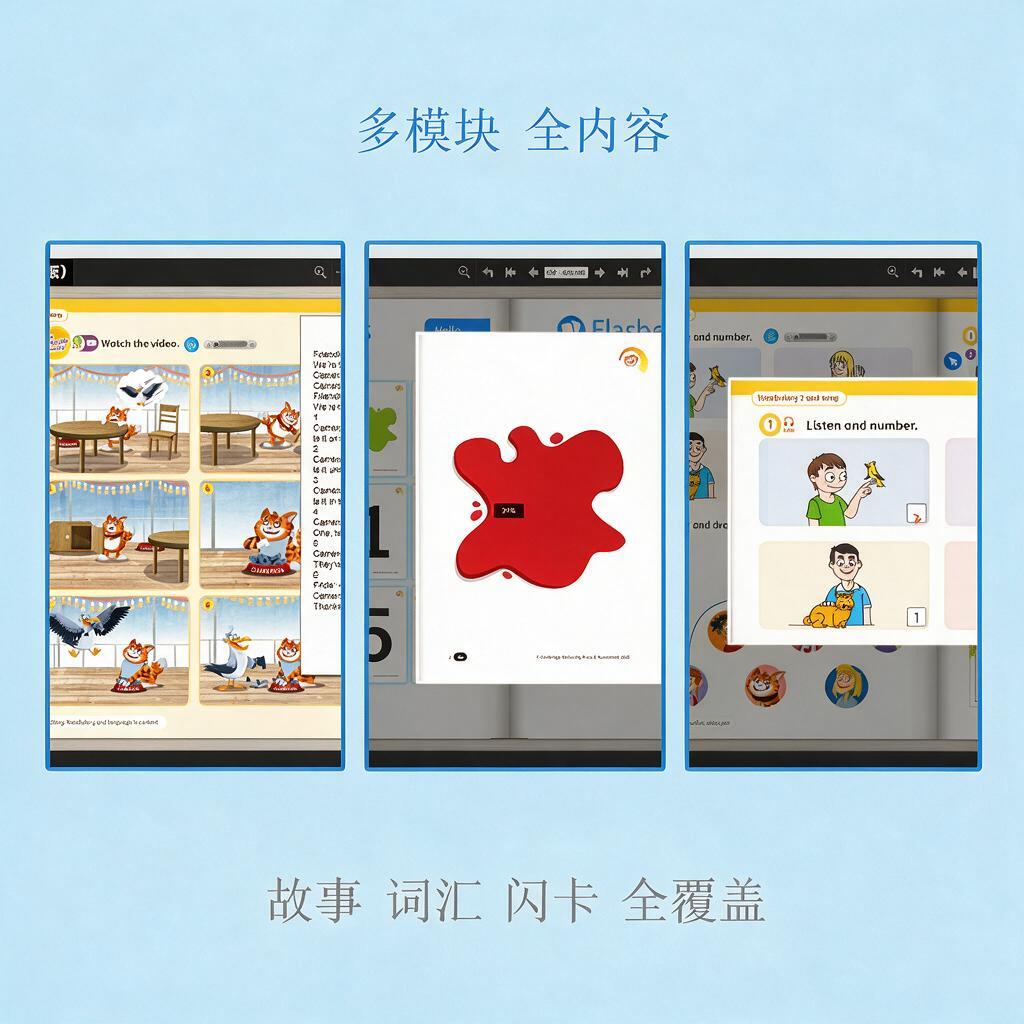 淘宝主图，蓝色清爽风，重图少字。淡蓝色背景。画面展示三张界面截… - 图片创意预览