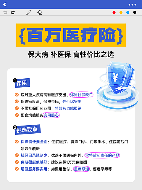 医疗保险轻拟物风攻略分享小红书配图