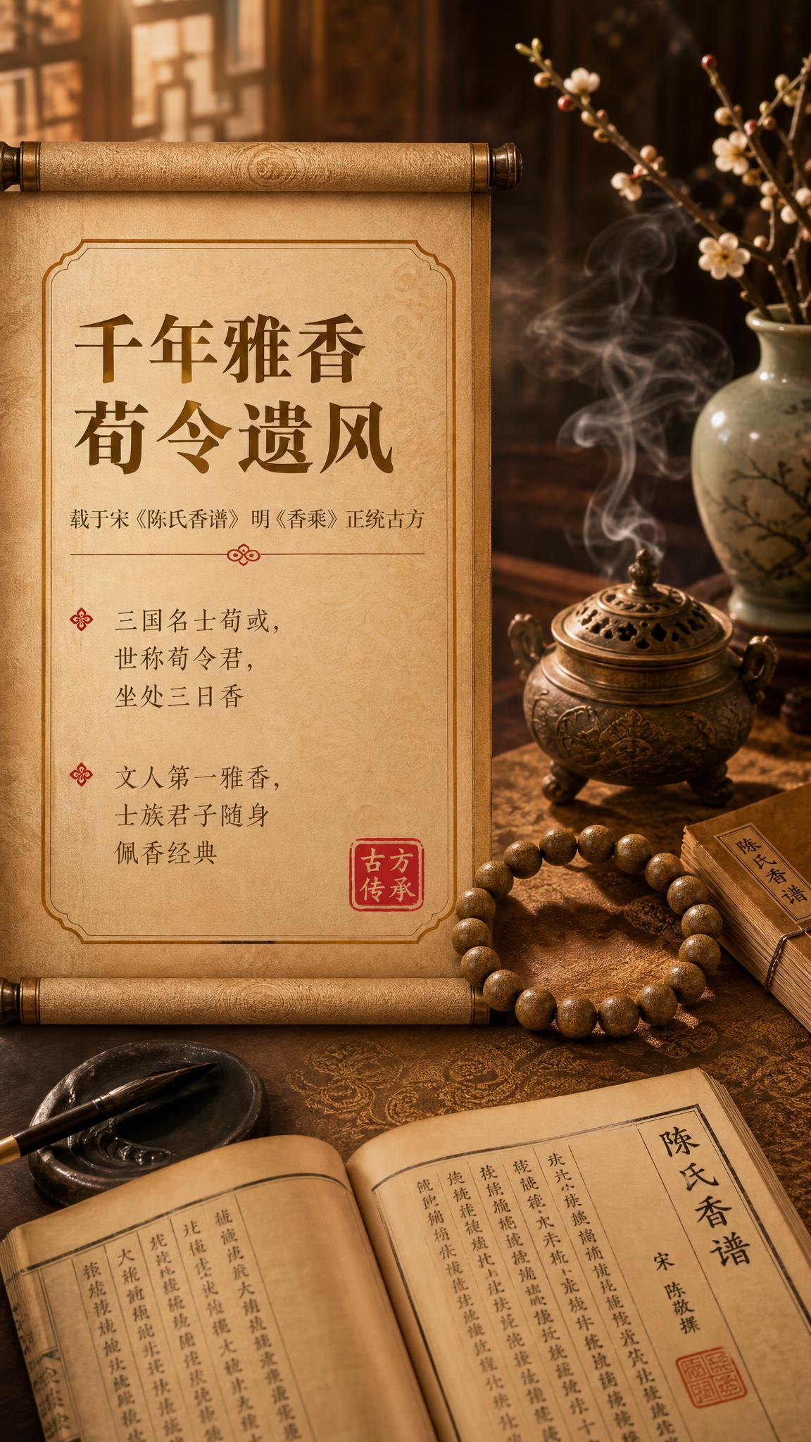 [商品] 使用【图1】荀令十里香香珠手串；保留18颗圆珠、棕褐… - 图片创意预览
