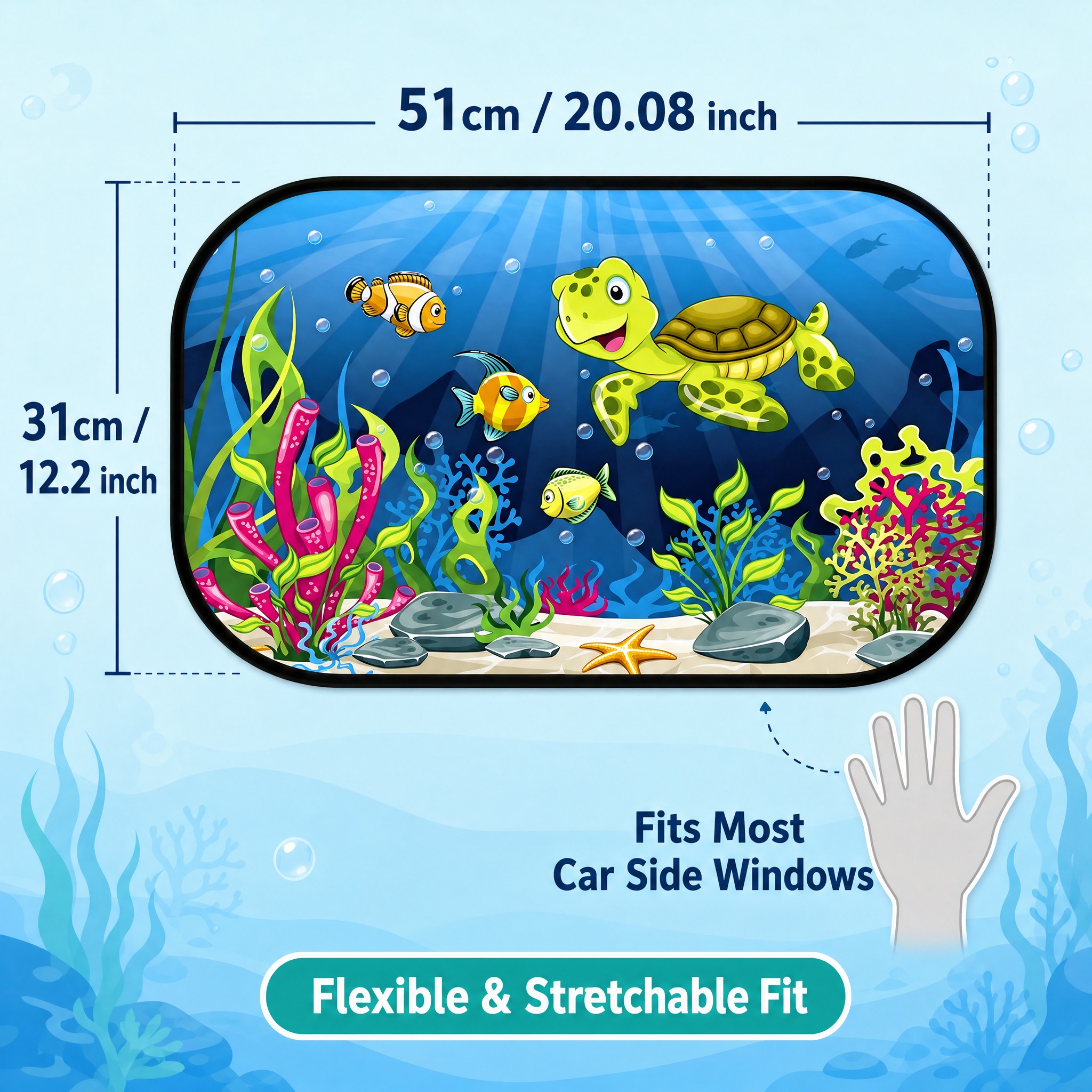 [主图-3] 2 Pack Car Side Window S… - 图片创意预览