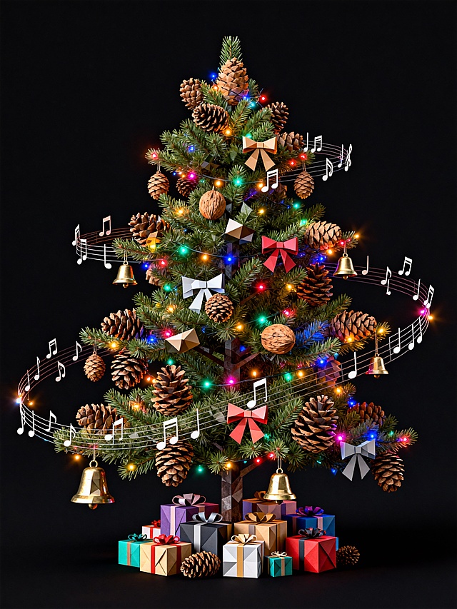 一键随机生成同款经典圣诞树，超级拉风，这也太好看了吧！