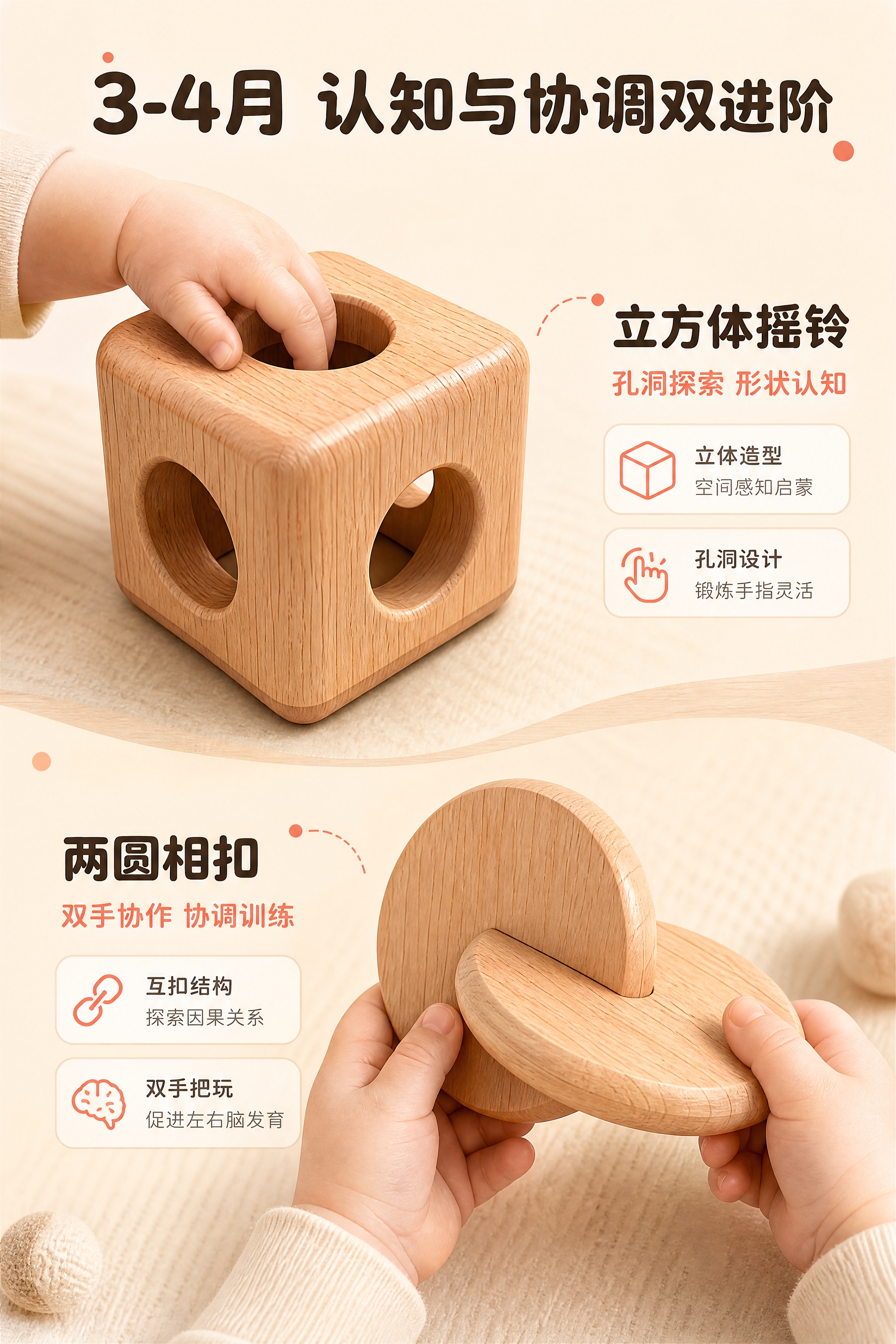 [商品] 使用【图4】立方体摇铃和【图5】两圆相扣教具；保留立… - 图片创意预览
