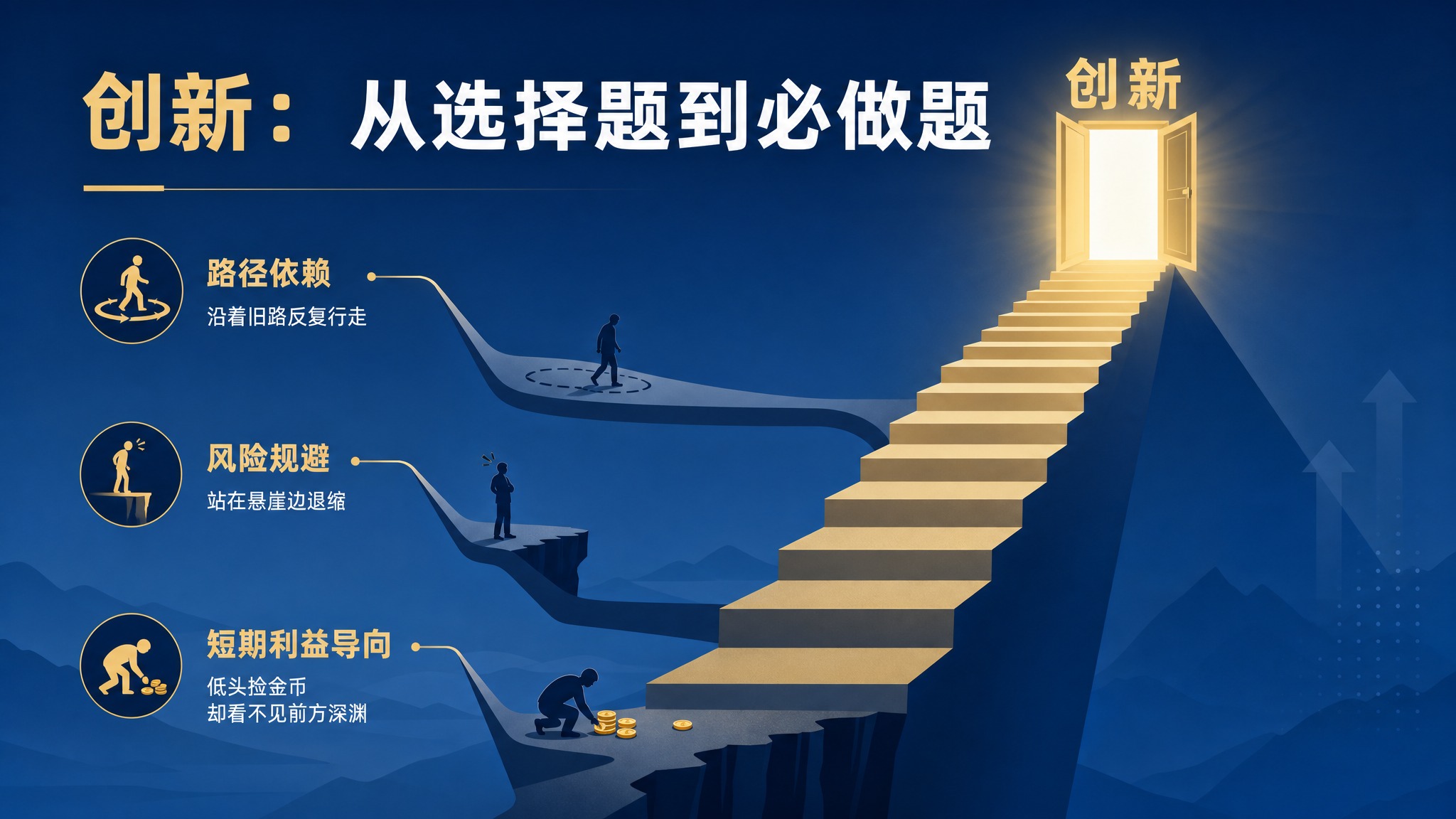 微信公众号文章逻辑插图，商务简约风格，16:9横版构图。画面中… - 图片创意预览