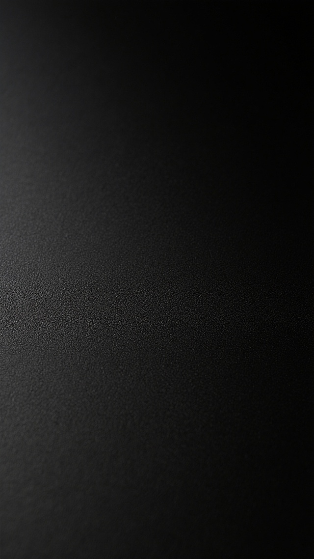 纯黑色背景，具有细腻、均匀的磨砂质感纹理，整体呈现深邃、沉稳的视觉效果，无任何文字、图案或装饰元素，仅保留单一的黑色磨砂纹路表面，质感真实自然，光影过渡柔和，营造出简约而高级的氛围。