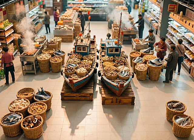 减少两侧的箩筐