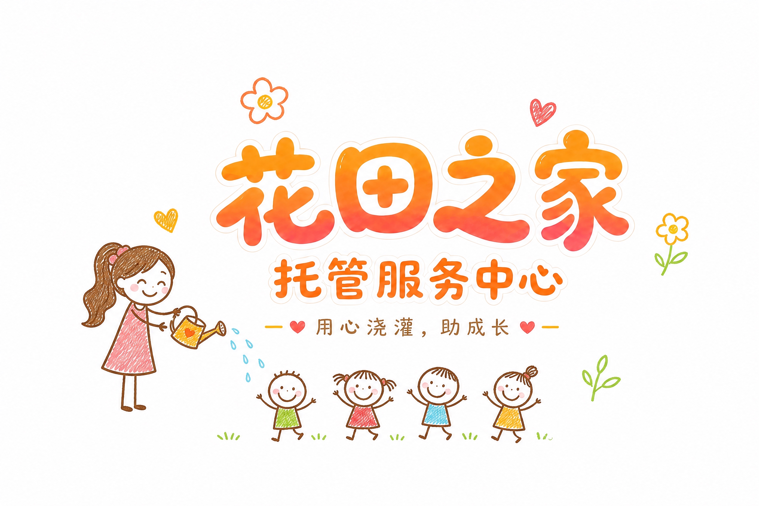 将底部slogan文字从"用爱浇灌，助成长"改为"用心浇灌，助… - 图片创意预览