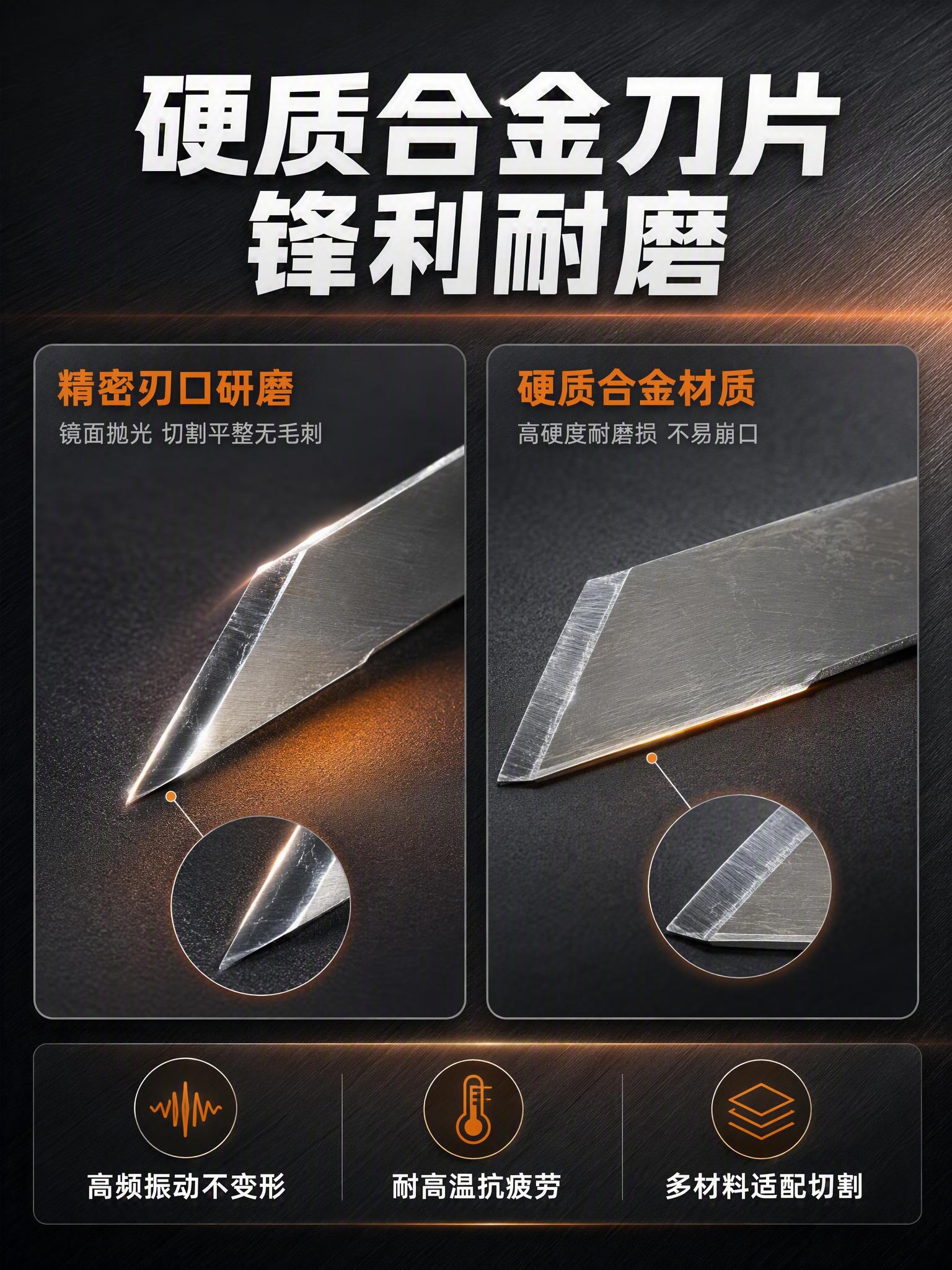 [商品] 使用【图4】尖刀刀片、【图5】宽刃刀片；保留刀片银色… - 图片创意预览