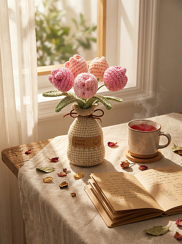 给图片摆件产品生成一张产品场景图