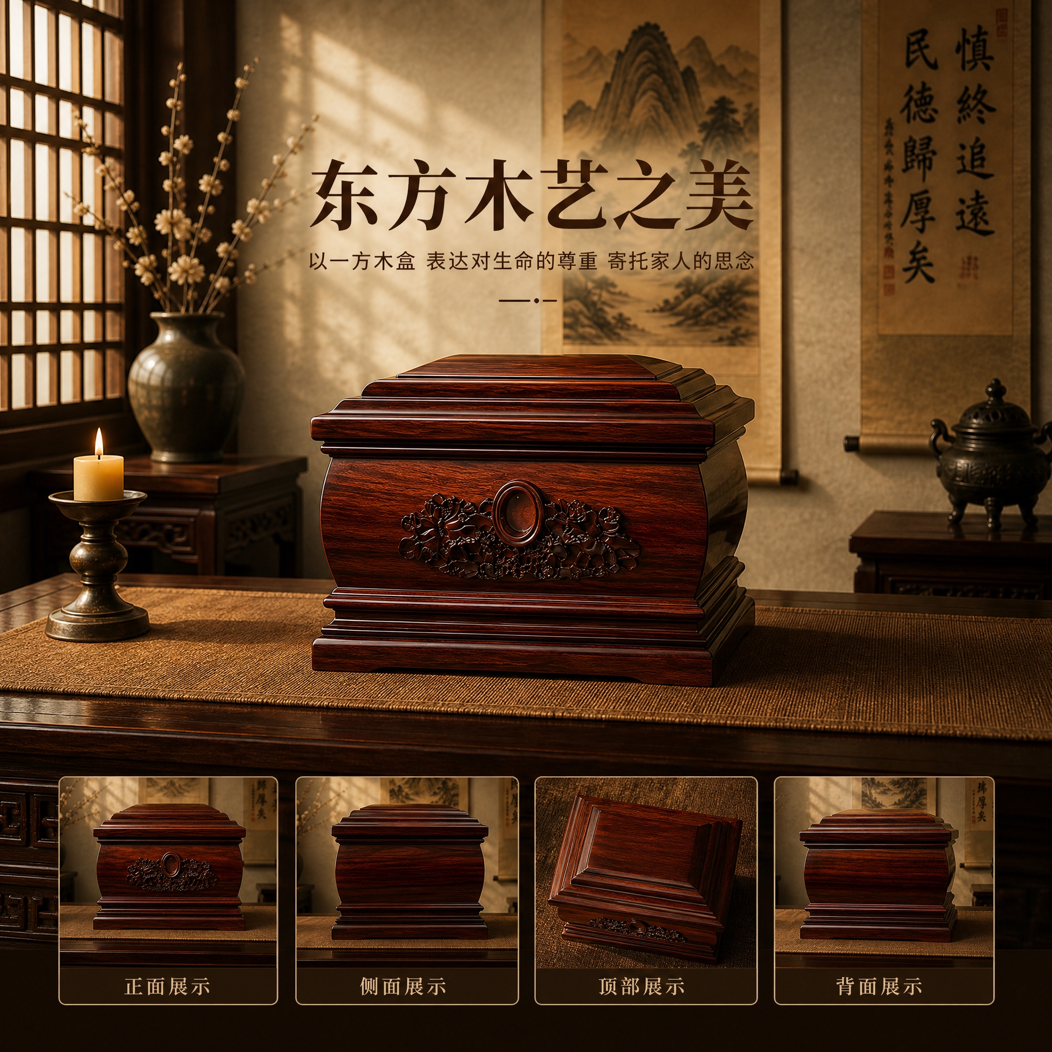 [主图-8] 整体质感与多角度展示，呈现产品全貌与庄重氛围。… - 图片创意预览