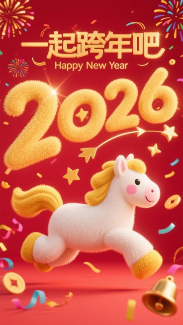 再添加写烟花，新年元素的预览效果