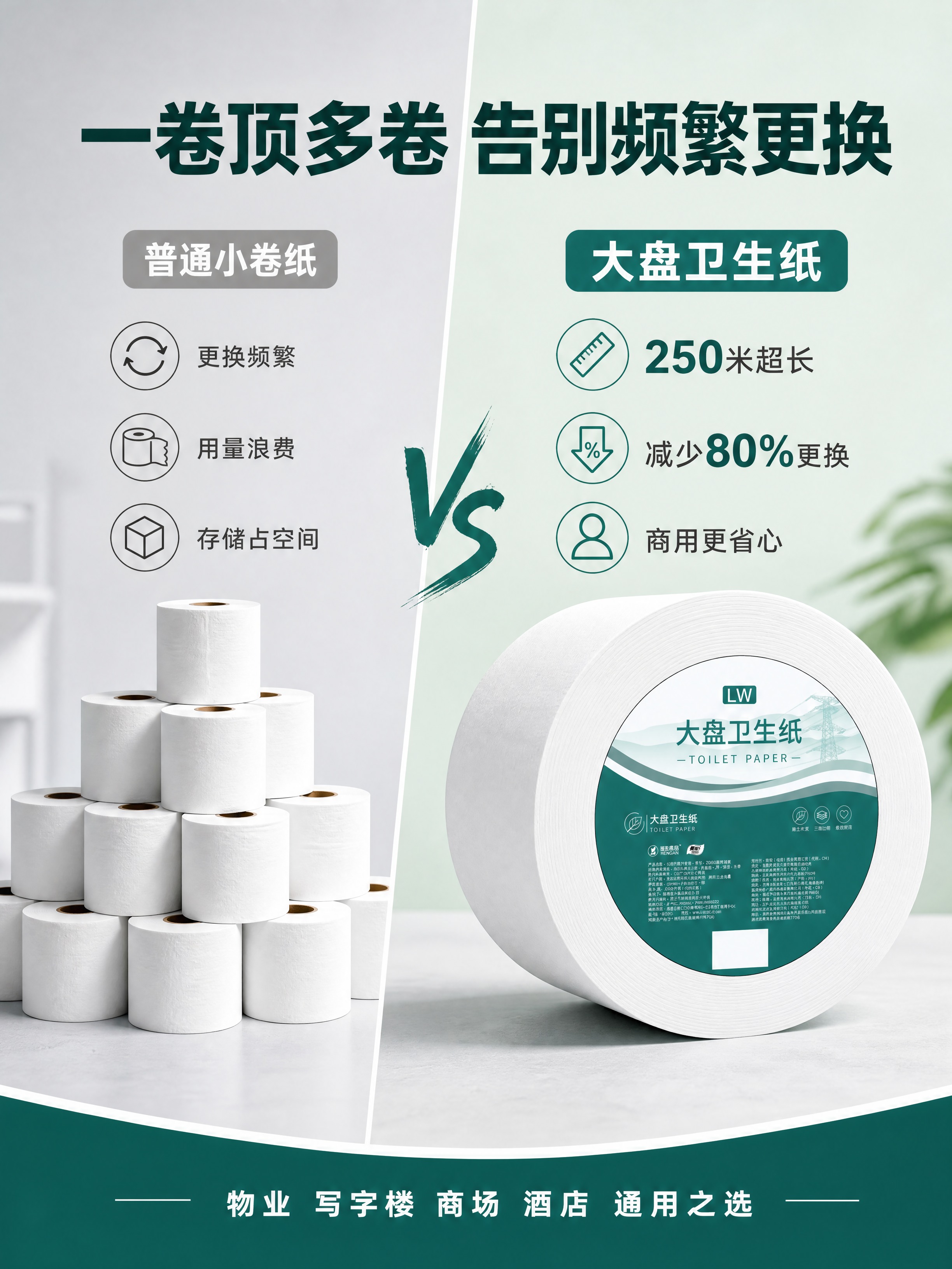 [商品] 使用【图1】ZB006国网商城大盘卫生纸；保留白色大… - 图片创意预览
