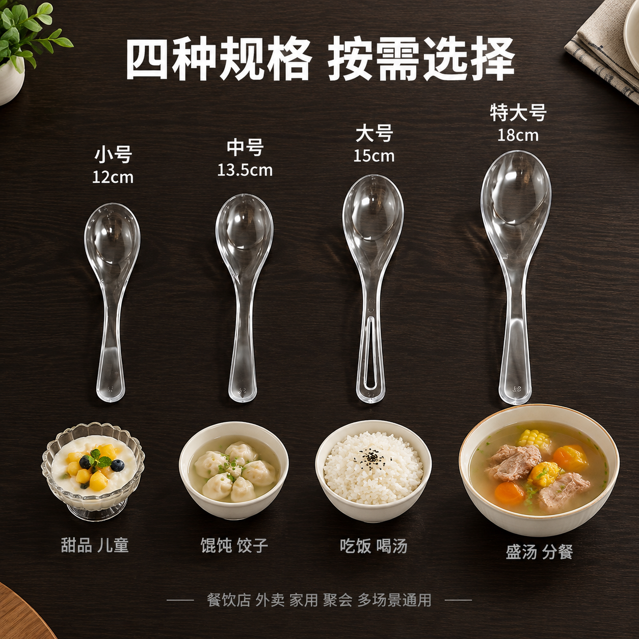 [主图-5] 规格决策 四种尺寸规格对比 帮助选择。 [统一基… - 图片创意预览