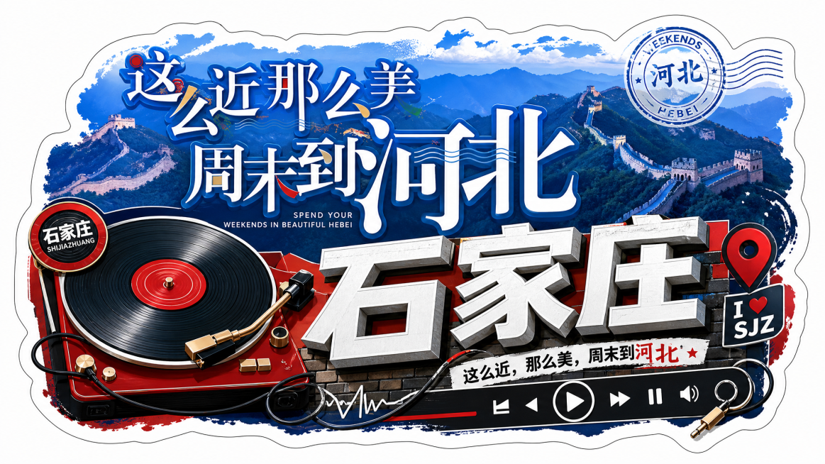 将两张参考图融合在一起，制作成9*5厘米横版的不规则贴纸，保留两张图的核心文字元素预览效果