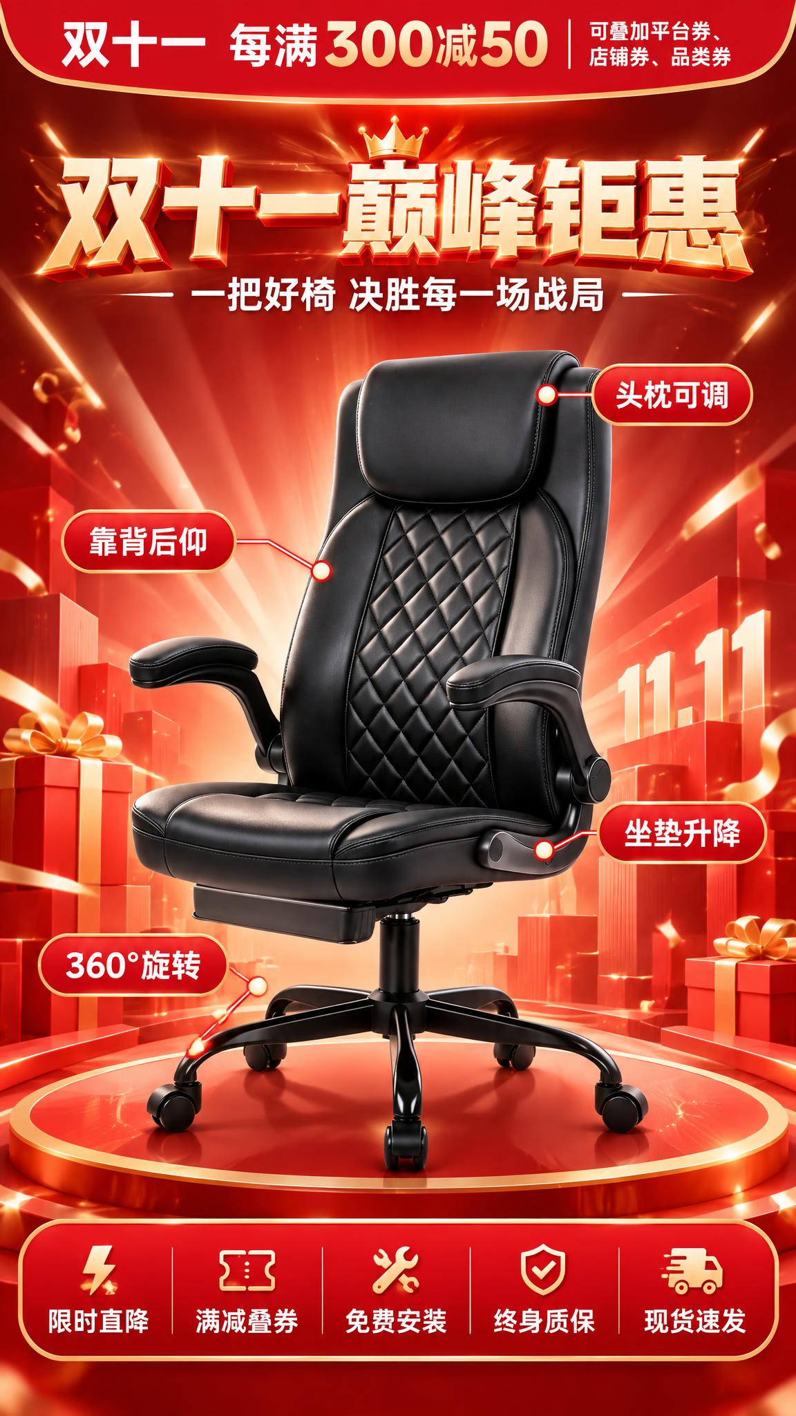 图生图模式：第1张为详情页版式参考，第2-5张为产品素材（黑色… - 图片创意预览