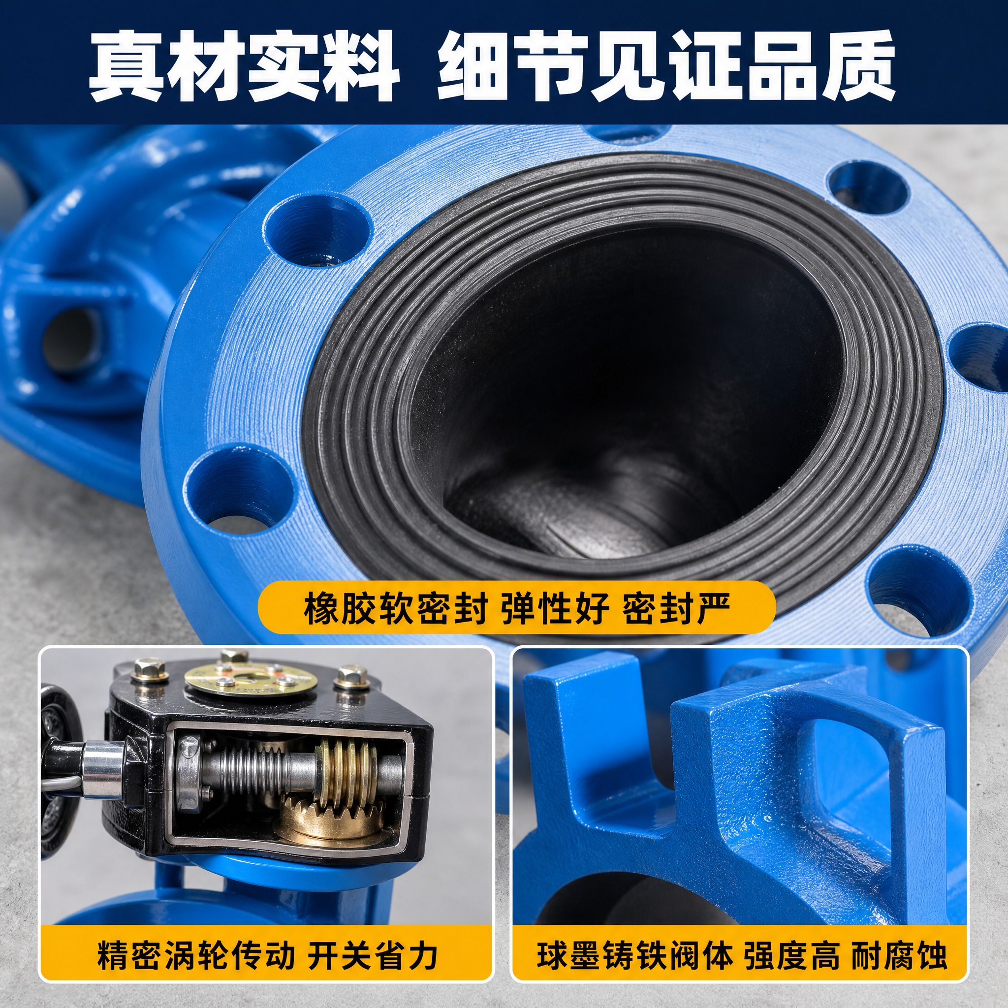 [主图-3] 材质工艺细节特写图，主题：真材实料 细节见证品质… - 图片创意预览