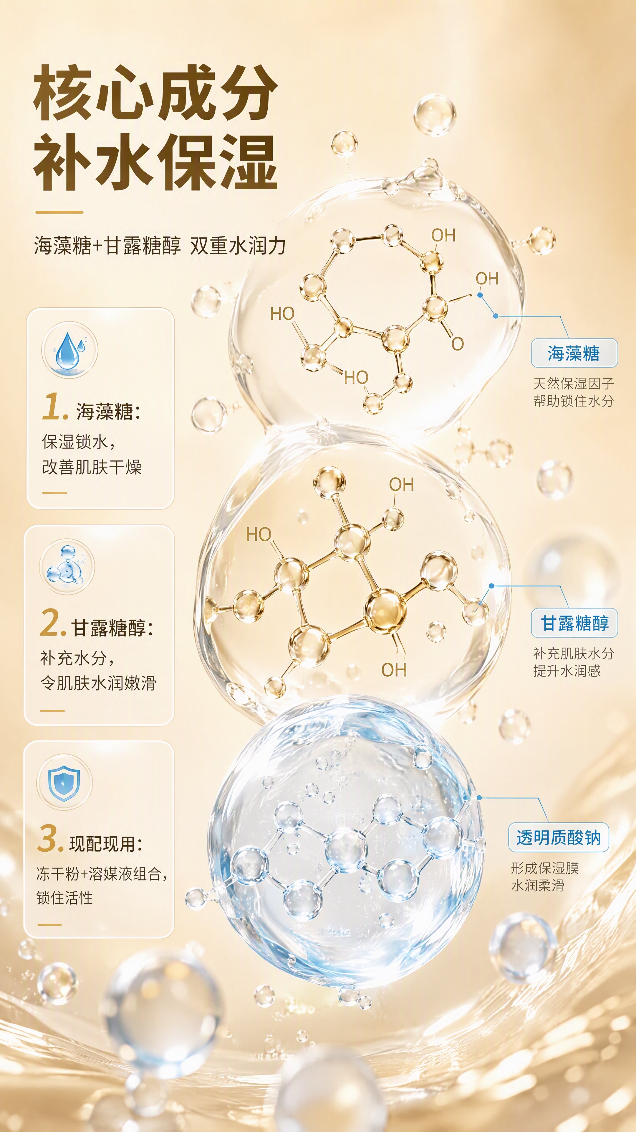 [商品] 成分机理专页，无需产品主图垫图；核心视觉元素为海藻糖… - 图片创意预览