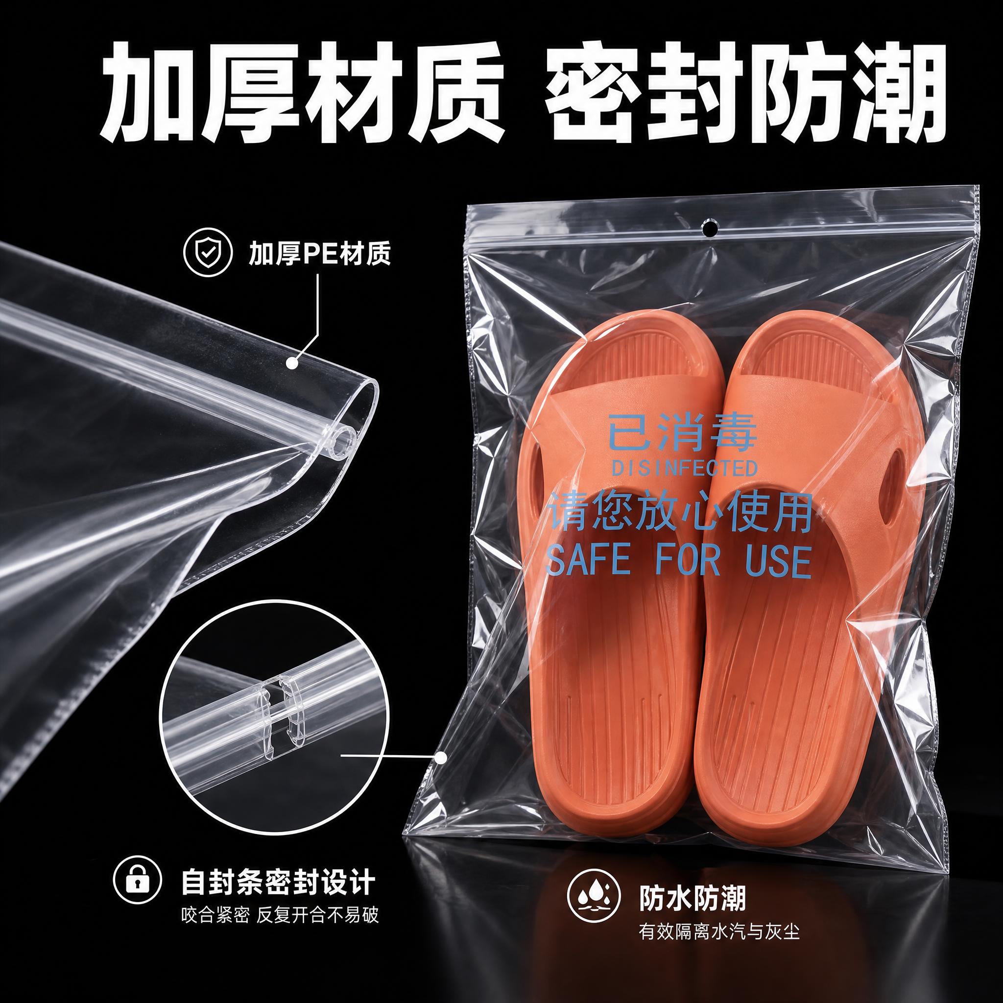 [主图-2] 加厚材质与密封性展示，证明产品品质。 [统一基调… - 图片创意预览
