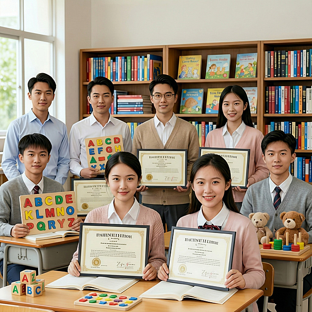 背景中的LOGO牌子删除，所有人员不要有证书，要体现早教老师的师资团队