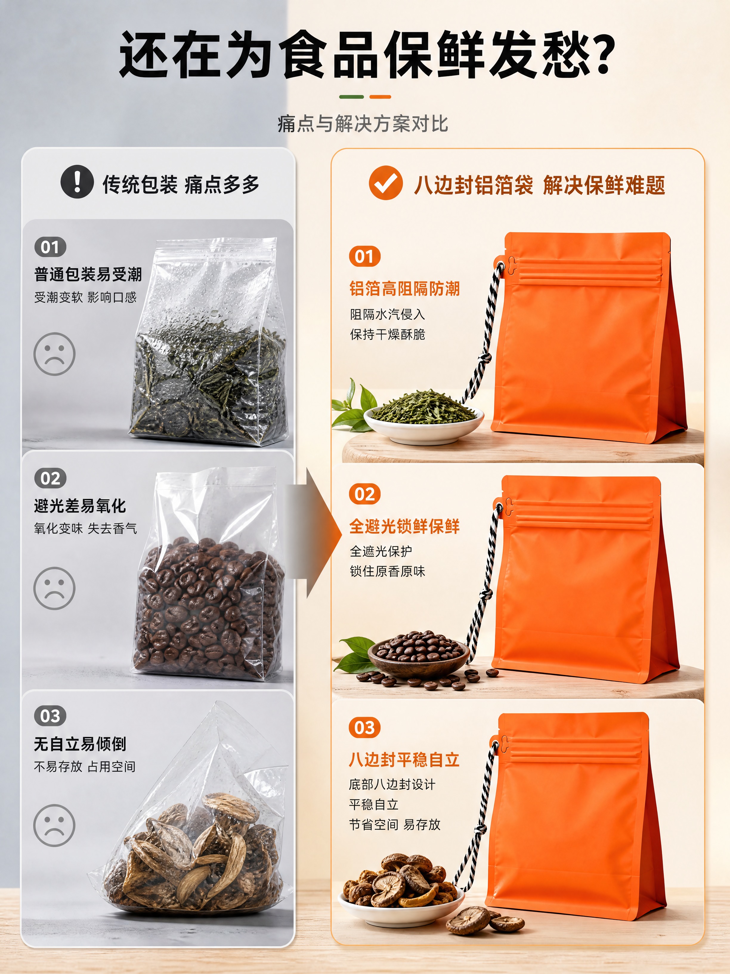 [商品] 使用【图2、图5】八边封铝箔挂绳袋；保留袋型结构、挂… - 图片创意预览