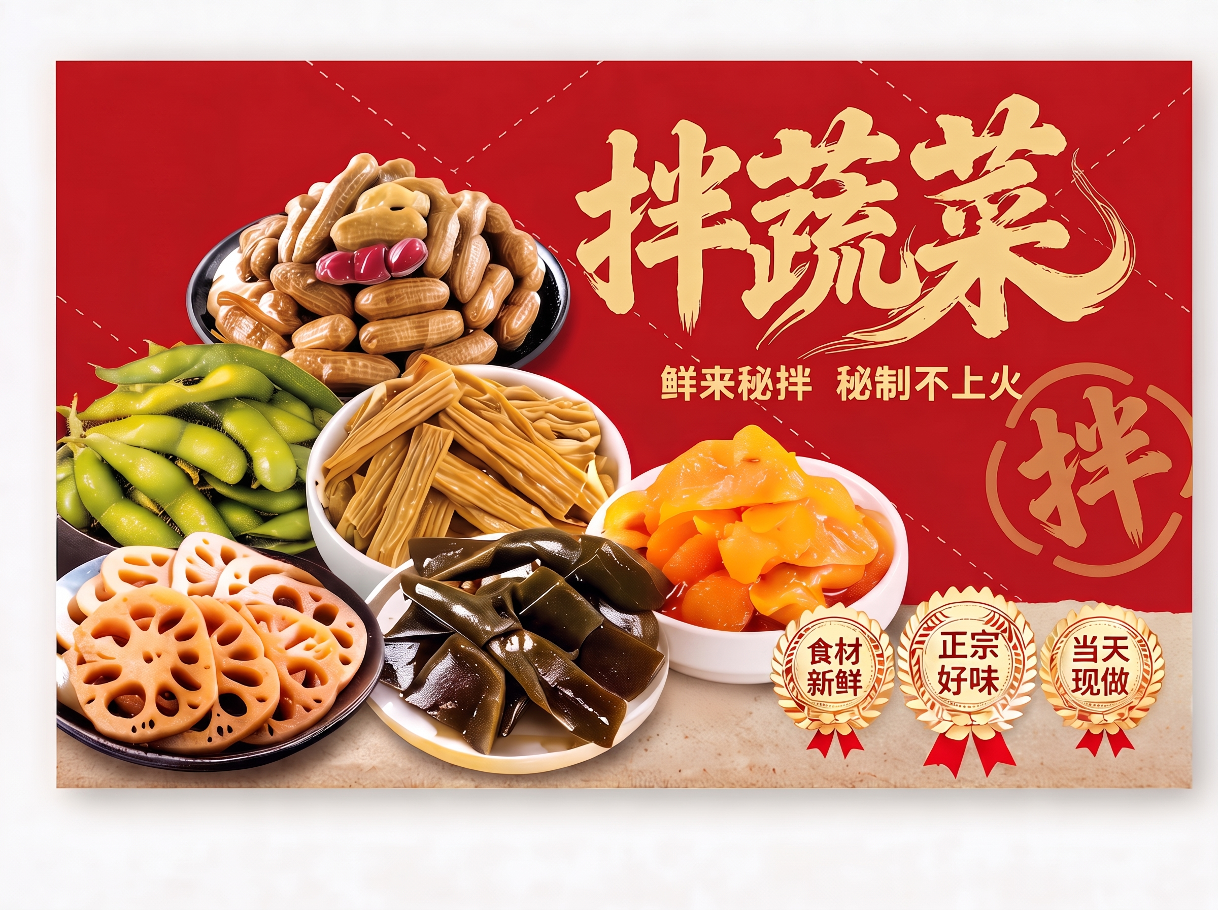 把拒绝科技与狠活 每日手工拌制 去掉删除 - 图片创意预览
