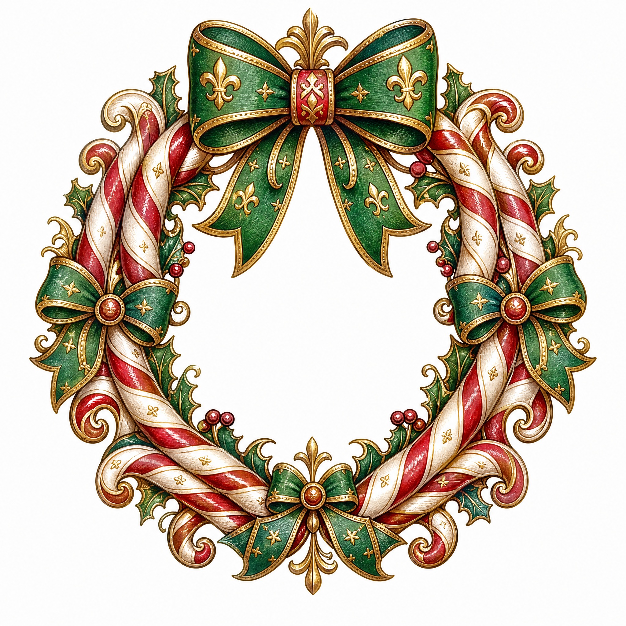 Christmas sticker, medieval ill… - 图片创意预览