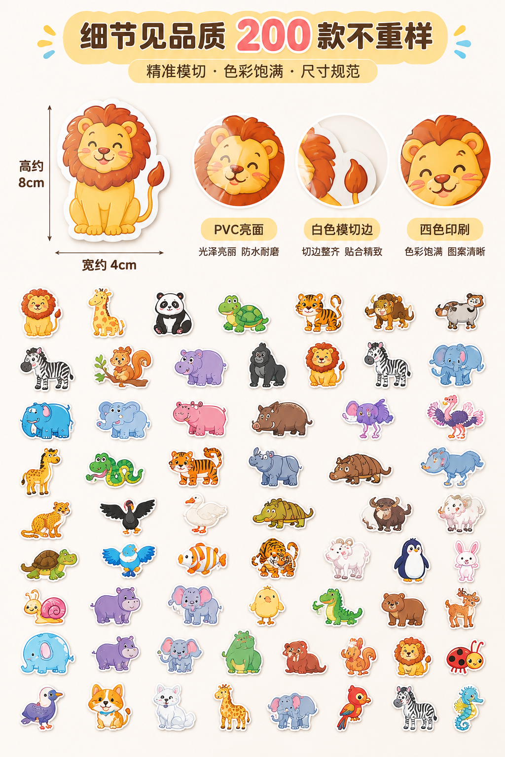 2:3 竖版电商详情图，延续上传参考图的甜美可爱卡通童趣风，背… - 图片创意预览