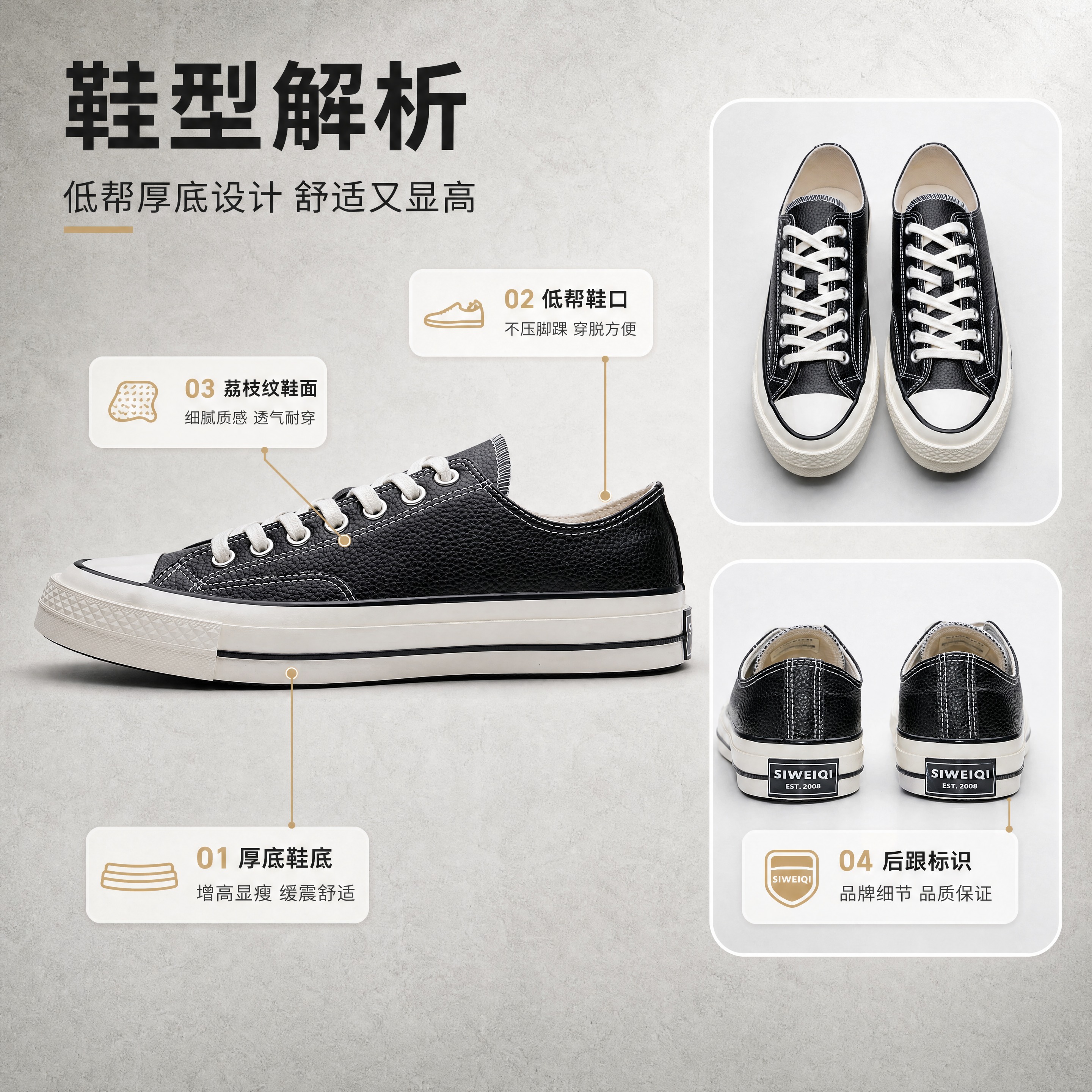 [商品] 使用【图1】侧面、【图3】正面俯视、【图5】背面的黑… - 图片创意预览