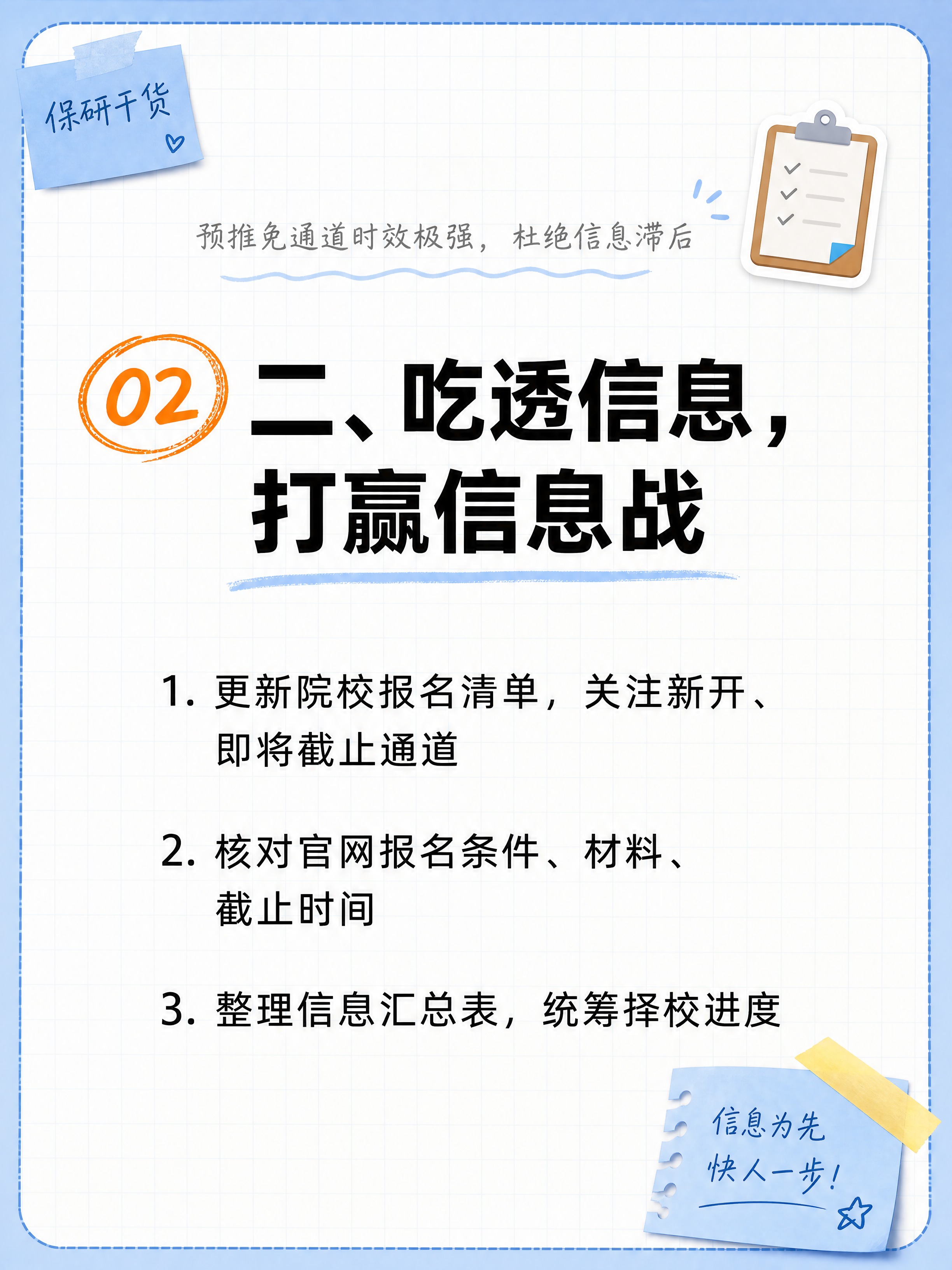 小红书笔记内容页，手账拼贴学习风，与封面风格统一：浅蓝白色笔记… - 图片创意预览