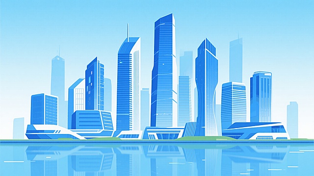 科技未来感城市