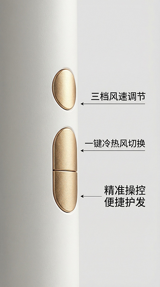 做出关于吹风机的详情页，必须要用每一张的吹风机素材，宽度750像素