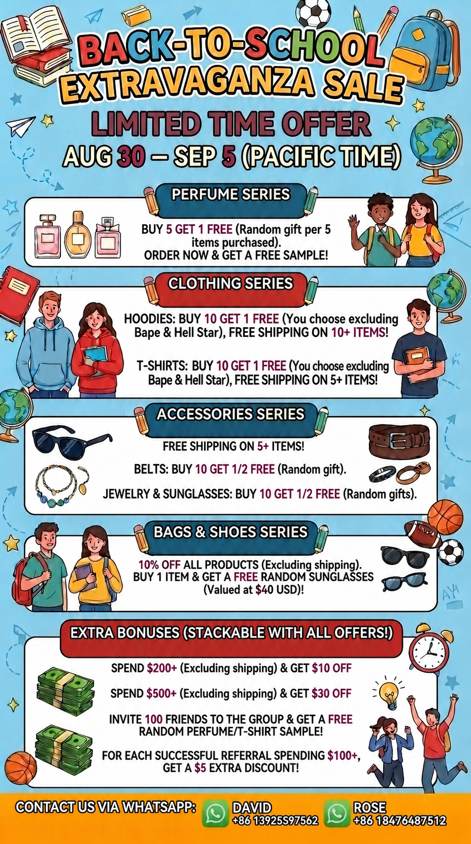 将海报中 CLOTHING SERIES 板块下 T-SHIR… - 图片创意预览