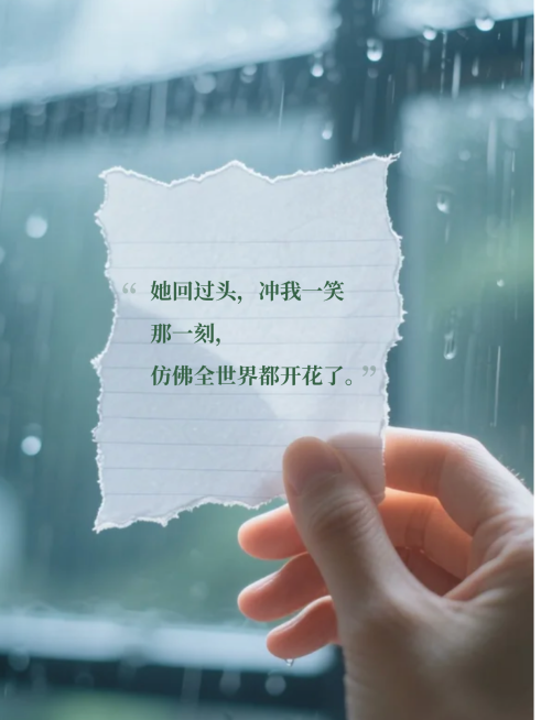 小红书配图青春文学吸睛文案预览效果