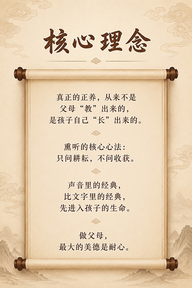 生成一套国风课程详情页，整体风格参考「图片1」「图片1」。要包含以下内容：一、主图页（首屏 Banner）
主标题：黄金三步法 —— 教你避开误区，找到正养之路
副标题：3 天直播系统课・0-7 岁童蒙正养方案
核心 slogan：不用逼、不用催，用最省力的方式，给孩子扎下精神的根
落款：石头妈妈 亲授
二、痛点页
【痛点共鸣】
你是不是也陷入了这样的育儿困境：
囤了一堆国学机、经典绘本、启蒙音频，孩子根本不买账
逼着孩子听经典、认字、背古文，越逼孩子越反感、越抗拒
跟风试了无数方法，越努力越心慌，不知道做的到底对不对
别人说什么好就塞给孩子什么，育儿像打仗，满身狼狈
【真相点破】
你深爱孩子，却用错了方式
90% 的经典喂养问题，从来不是孩子不配合
而是你踩中了「顺序错、方法错」的致命误区
真正的童蒙养正，不是填鸭灌输，不是速成攀比
是顺着孩子的成长节奏，走对三步，轻松扎根
【方案引出】
石头妈妈结合传统文化智慧与儿童发展规律
带来「黄金三步法」正养体系
帮你告别慌乱育儿，走对 0-7 岁精神喂养的每一步
三、金句页
真正的正养，从来不是父母 “教” 出来的，是孩子自己 “长” 出来的。
熏听的核心心法：只问耕耘，不问收获。
声音里的经典，比文字里的经典，先进入孩子的生命。
做父母，最大的美德是耐心。
四、讲师介绍
主讲人：石头妈妈
双硕士 / 高校教师
作家 / 资深童书创作者
童蒙正养理念践行者
曾任资深记者、编辑
深耕传统文化与儿童成长教育融合领域，出版诗集、小说集、儿童绘本多部作品。以自身育儿实践与专业学术背景为基础，拆解经典喂养的底层逻辑，打造可落地、不焦虑的家庭正养方法，帮助家长走出育儿慌乱。
五、课程内容
Day1 我们深爱孩子，却满脸狼狈 —— 当代父母的 “用力过猛”
拆解当代家长的焦虑根源：为什么越努力，心里越没底？
戳破速成思维陷阱：我们是如何把育儿变成 “打仗” 的
童蒙养正的本质：“养” 不是硬掰，是静待生长的智慧
核心认知：0-7 岁孩子靠 “吸收” 学习，而非 “理解”
Day2 三大喂养误区，你中了几个？
误区一：把 “熏听” 变 “填鸭”，用监督毁掉孩子的兴趣
误区二：跳过熏听急着认字，提前消耗孩子的学习热情
误区三：过早解释经典，用二手道理毁掉原生美感
误区本质：你的 “急”，正在打乱孩子的成长节奏
Day3 黄金三步法 —— 最省力的正养之路
第一步「熏听」：把经典当空气，0 岁启动的正确操作
第二步「认亲」：水到渠成认字，让文字和孩子 “做朋友”
第三步「理解」：不愤不启不悱不发，等孩子主动来问
落地心法：松弛育儿，相信声音与时间的力量
六、你的收获
学完这 3 天，你将获得：
认知升级：厘清童蒙养正的底层逻辑，告别盲目跟风焦虑
避坑指南：吃透经典喂养三大误区，避开 90% 家长踩过的坑
落地方法：掌握「熏听 - 认亲 - 理解」黄金三步法，直接照着做
心态转变：放下速成执念，学会松弛、省力的育儿节奏
育儿底气：清晰每个阶段该做什么，养孩子不再慌慌张张
七、适学人群
家有 0-7 岁孩子，想做经典启蒙却无从下手的家长
试过很多喂养方法，孩子不配合、越养越累的爸妈
囤了大量国学工具，却看不到效果、越养越慌的家长
认同童蒙养正理念，想给孩子打精神底色的家庭
备孕、孕期，想提前规划孩子早期精神喂养的准爸妈
八、课程包含
石头妈妈亲授 3 天直播正课，全程拆解正养逻辑与落地方法
专属高清录播回放，支持反复回看，随时巩固学习
一套完整可落地的「黄金三步法」正养体系，适配 0-7 岁全阶段
九、课程须知
如何上课：购买成功后自动开通课程权限，按课表参与直播，录播可随时回看
课程有效期：课程回放有效期 3 年，期间可不限次数反复学习
退款说明：课程为虚拟知识服务内容，一经订阅开通，不支持退款，请您谅解
十、底部报名栏
主按钮文案：立即报名
辅助文案：
解锁孩子的正养成长之路
3 节直播系统课
仅需 299 元
走对每一步，育儿不慌乱