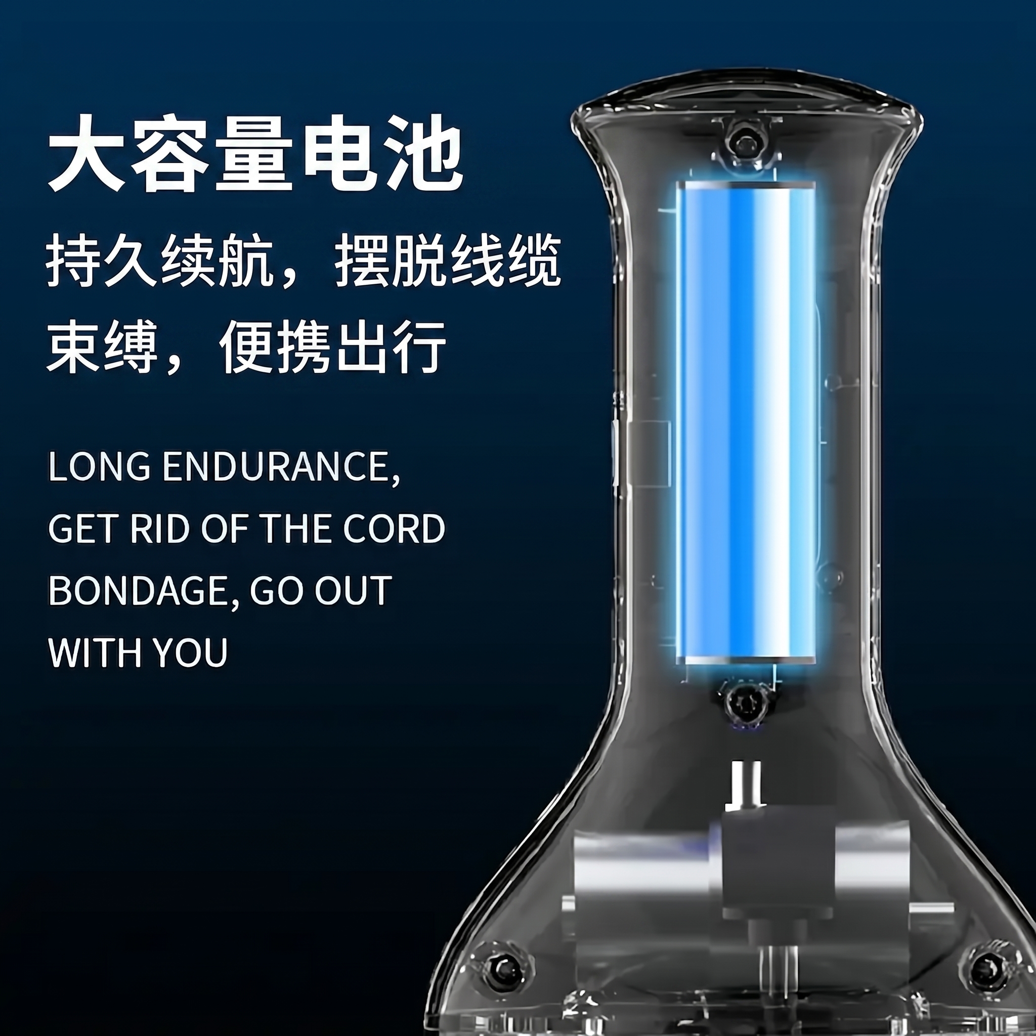 将图片中的LARGE CAPACITY BATTERY改为大容… - 图片创意预览