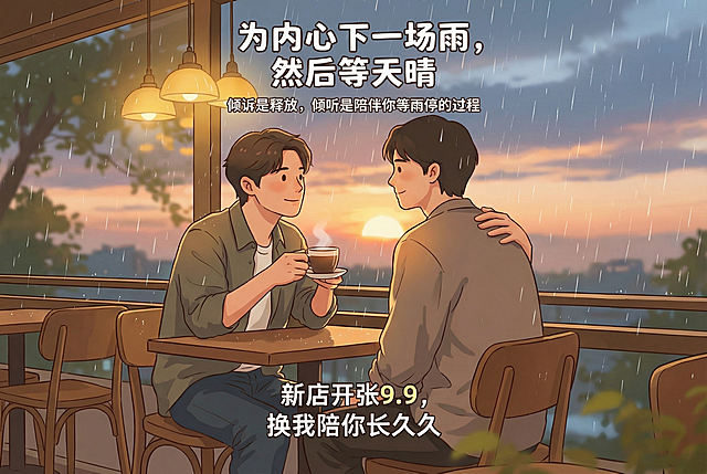 整体内容和卡通温馨风格保持不变，仅调整图片尺寸