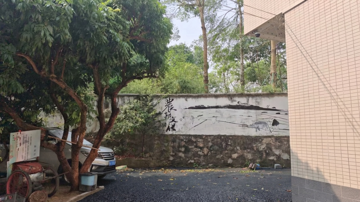 将图片中的地面修改为沥青材质，保持原画面其他内容不变预览效果