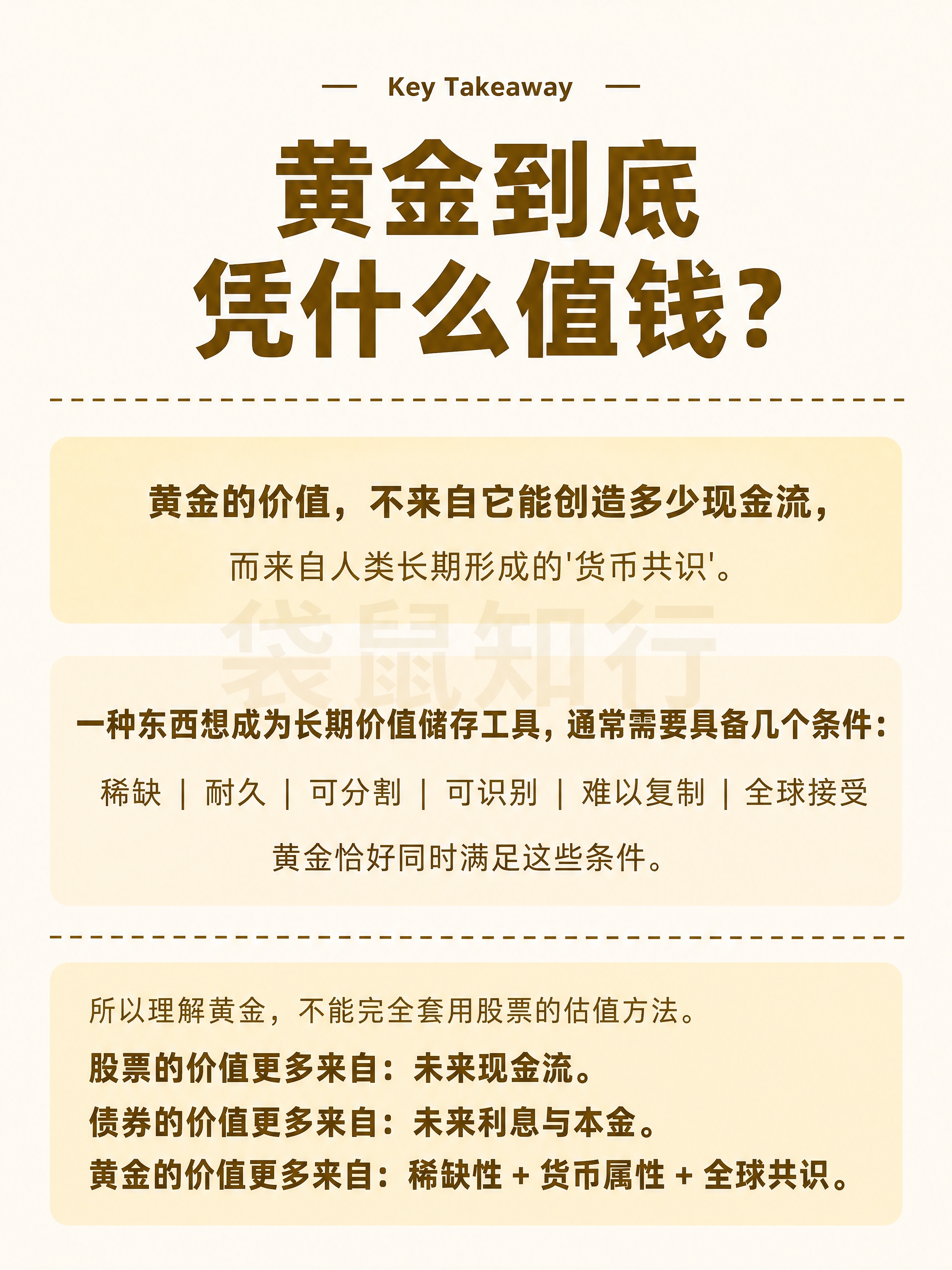 小红书知识卡片图文，Key Takeaway总结页，无数字编号… - 图片创意预览