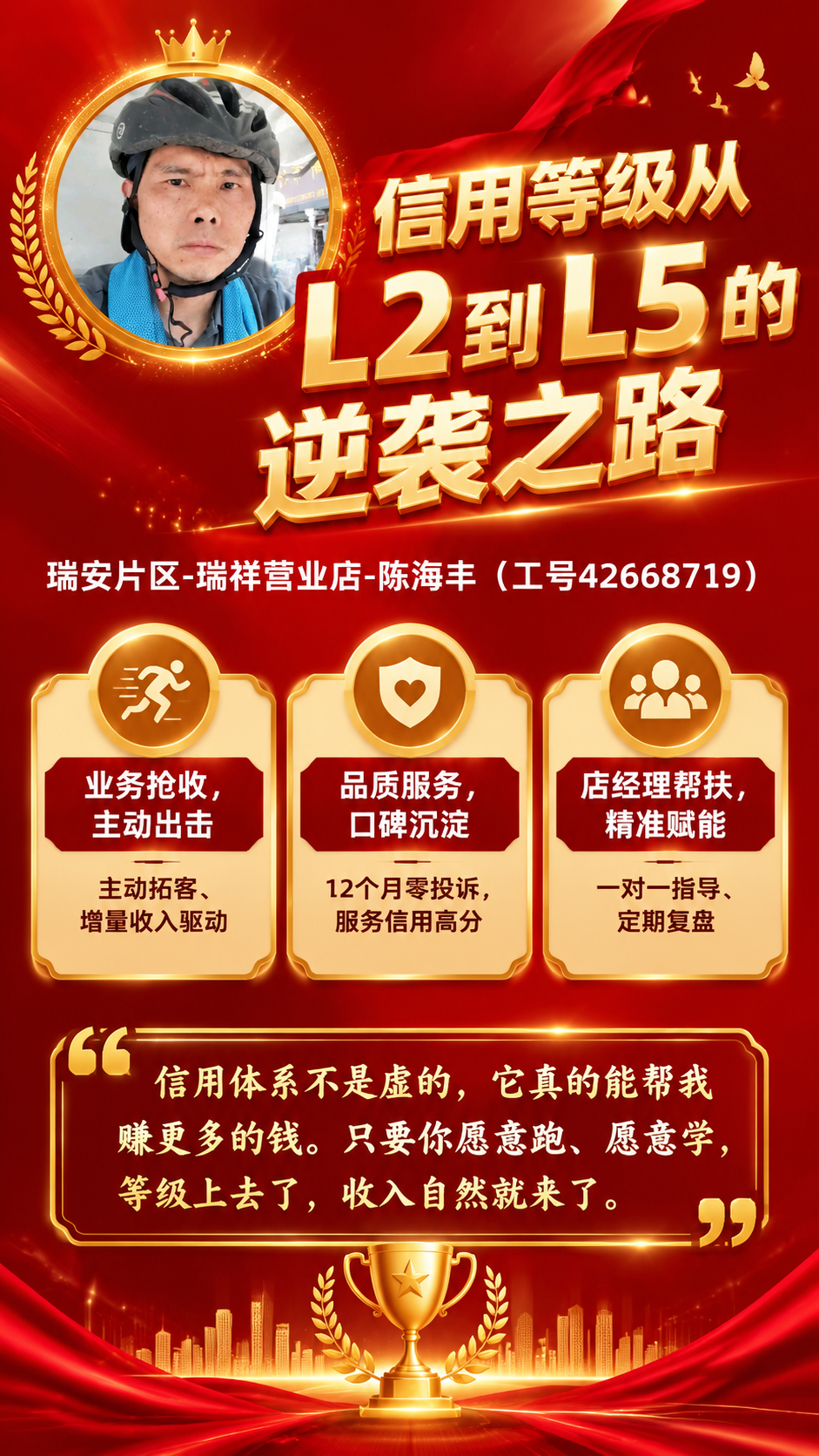 一张竖版9:16的喜报海报，红金喜庆风格，专业商务质感。画面上… - 图片创意预览