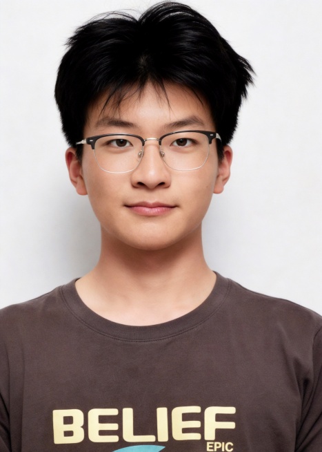 保留第一张图中人物发型、脸型、年龄特征生成标准样式纯正面证件照;人物主体严格居中,头部大小与位置严格对齐第二张图,双肩水平平衡,面部中轴线对齐画面中心,正视前方;标准证件照构图,人物绝对居中;头顶上方预览效果