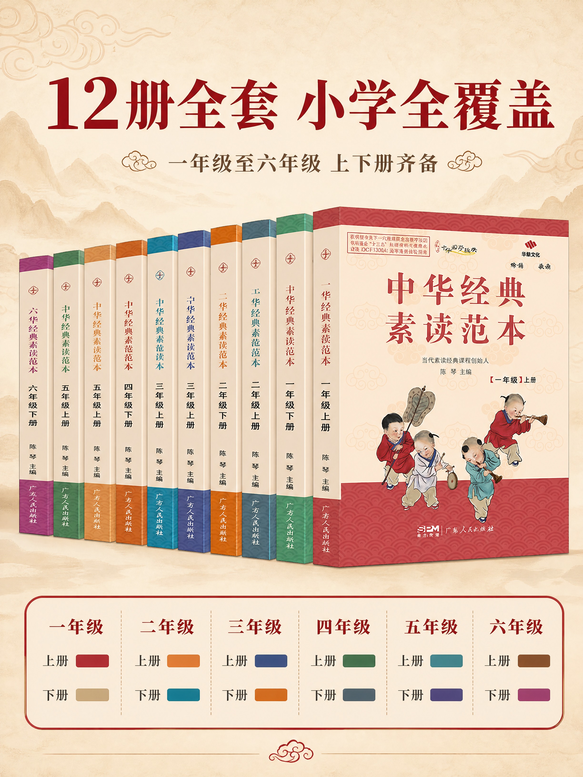 [商品] 使用【图1】中华经典素读范本全套12册；保留每册封面… - 图片创意预览