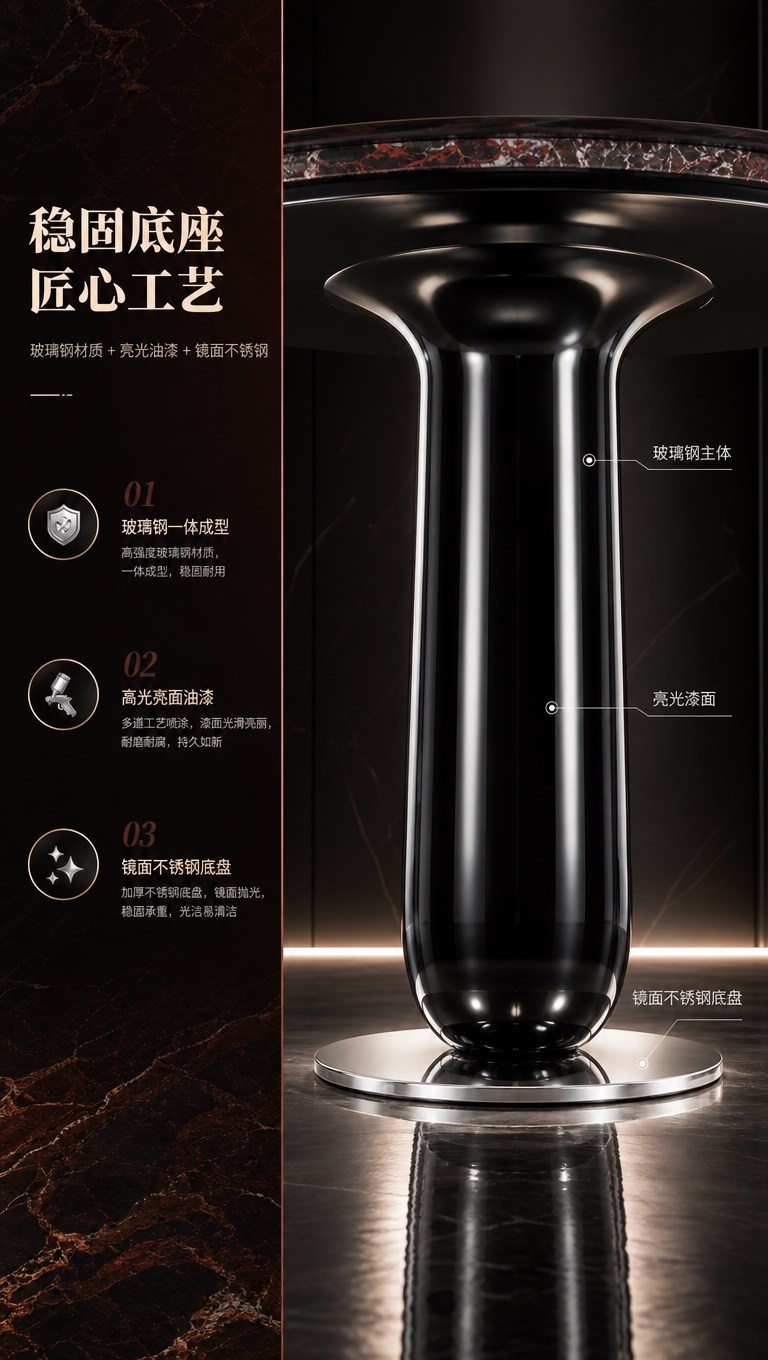 [商品] 使用【图1】DT-6604圆形餐桌底座与底盘部分；保… - 图片创意预览