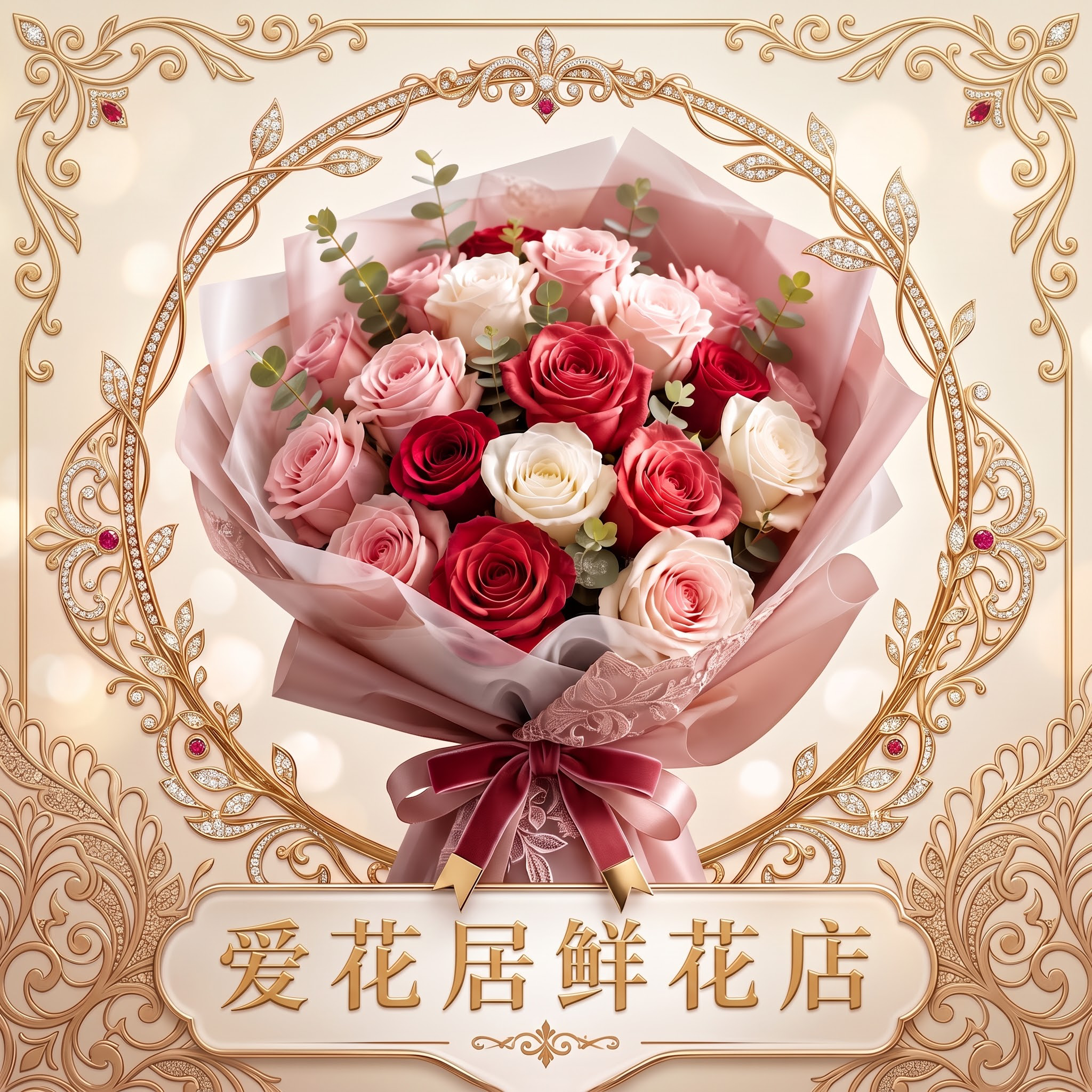 头像图，店名不突出，虽然高端了，但是看着有点乱，能不能突出店名… - 图片创意预览