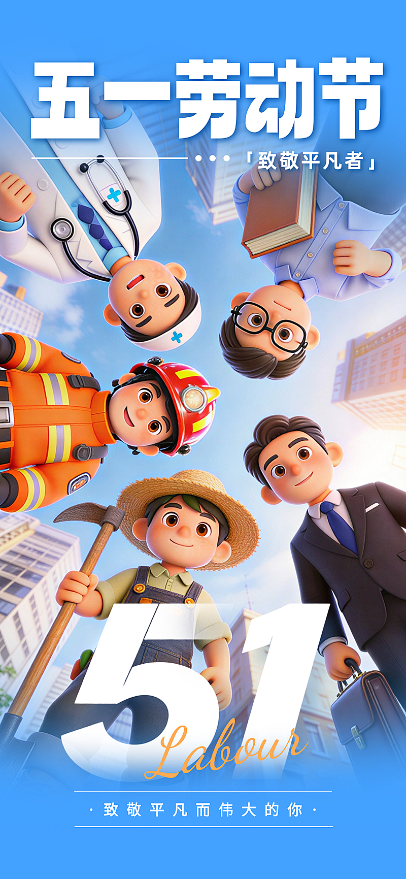 五一劳动节主题海报